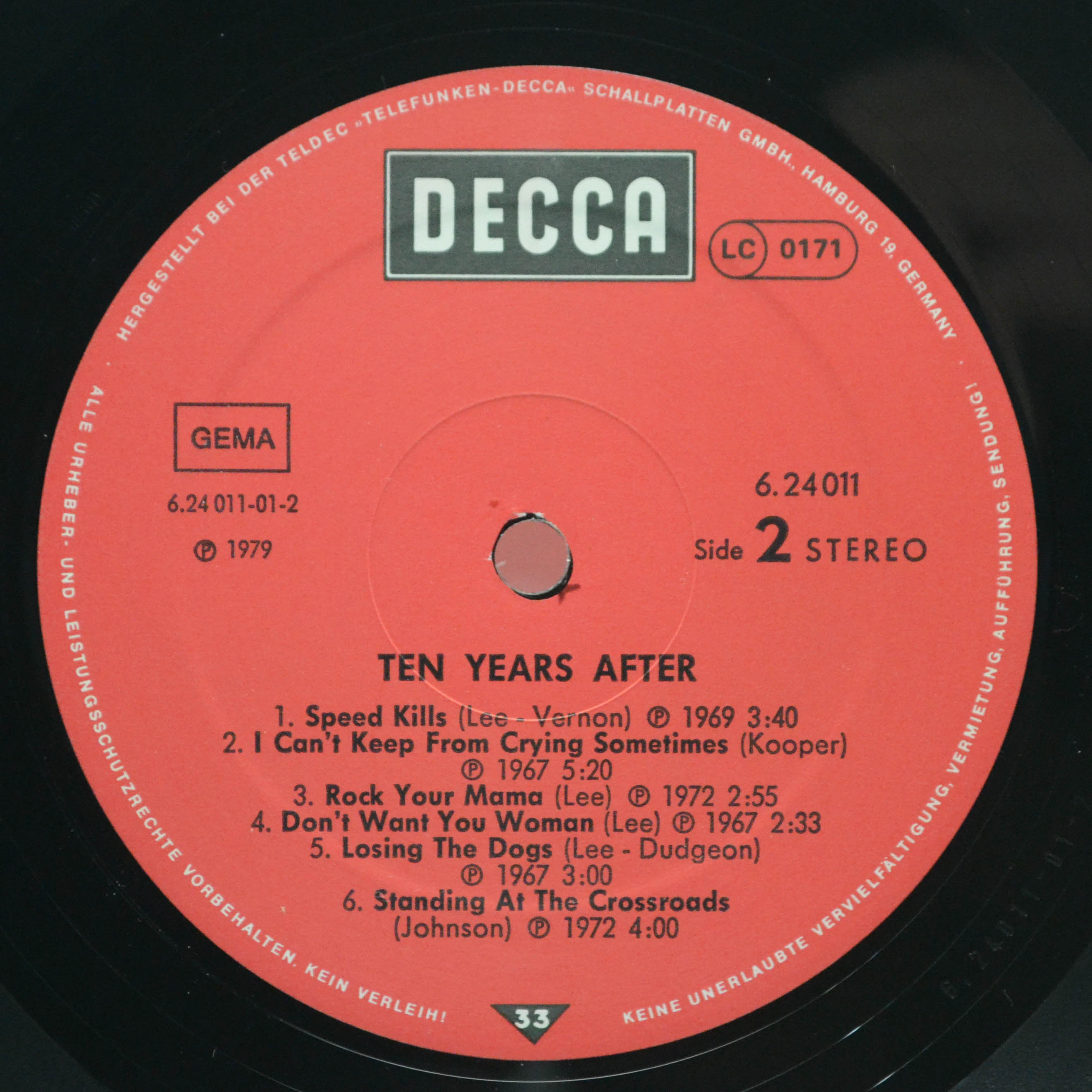 Виниловая пластинка Ten Years After — Ten Years After, 1979