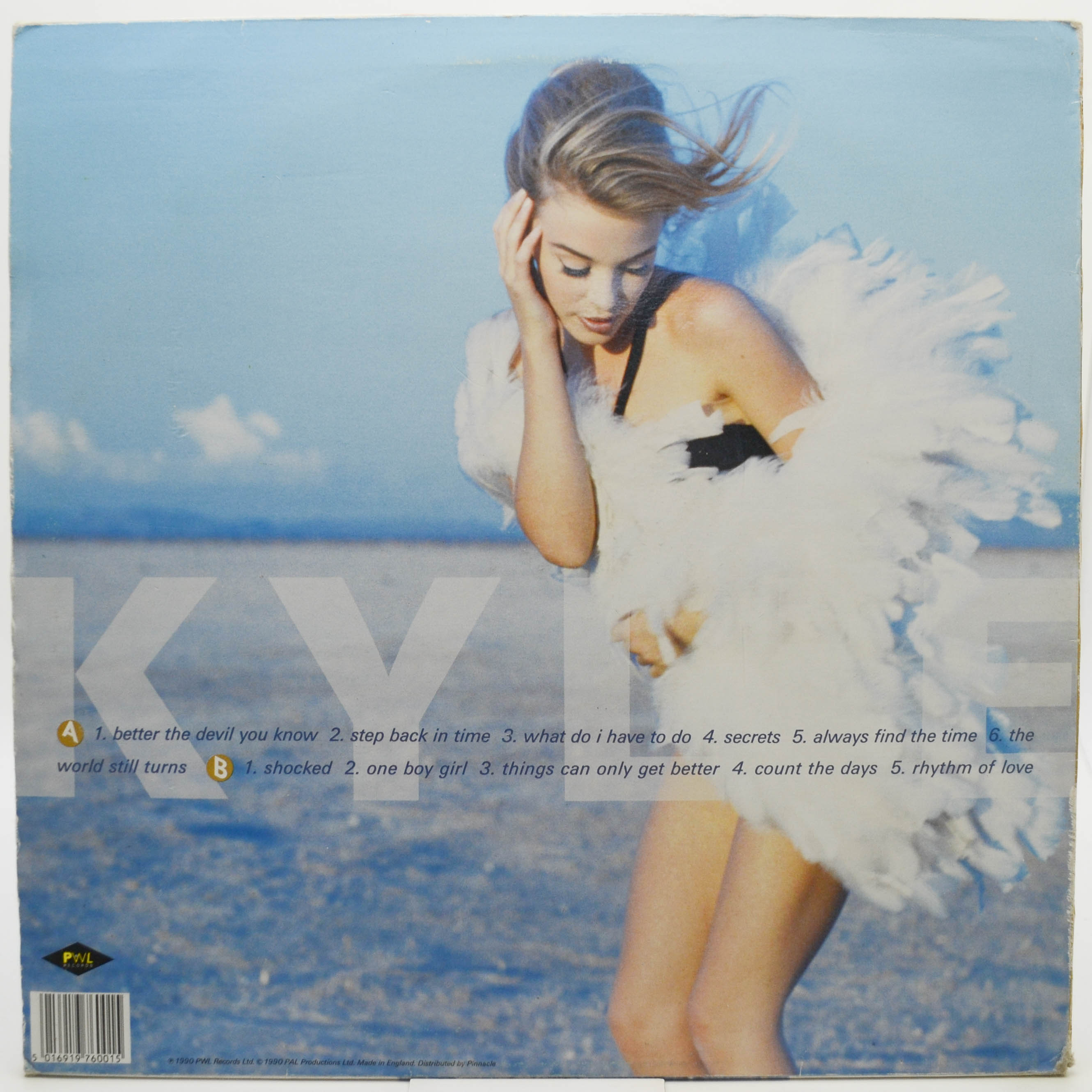 Виниловая пластинка Kylie Minogue — Rhythm Of Love (UK), 1990