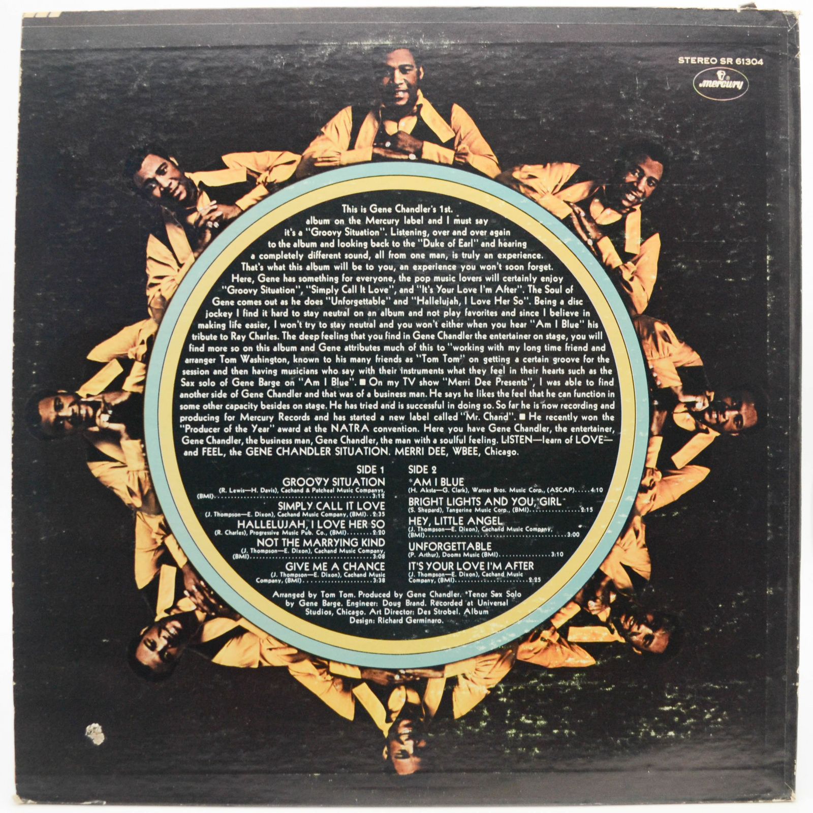 Виниловая пластинка Gene Chandler — The Gene Chandler Situation (USA), 1970
