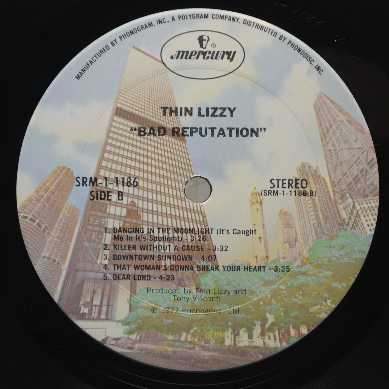 Виниловая пластинка Thin Lizzy — Bad Reputation (USA), 1977