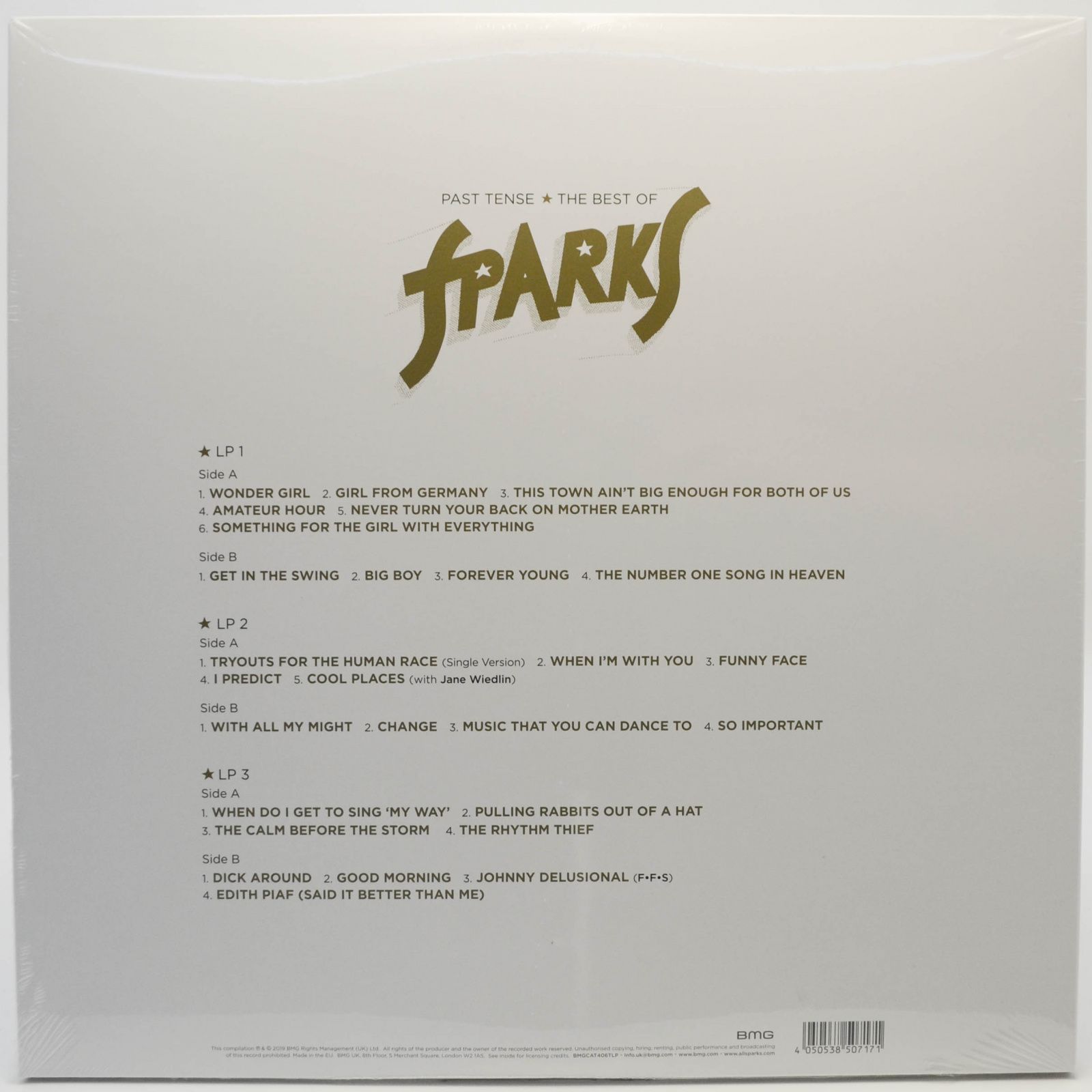 Sparks — Past Tense (The Best Of Sparks) (3LP), 2019