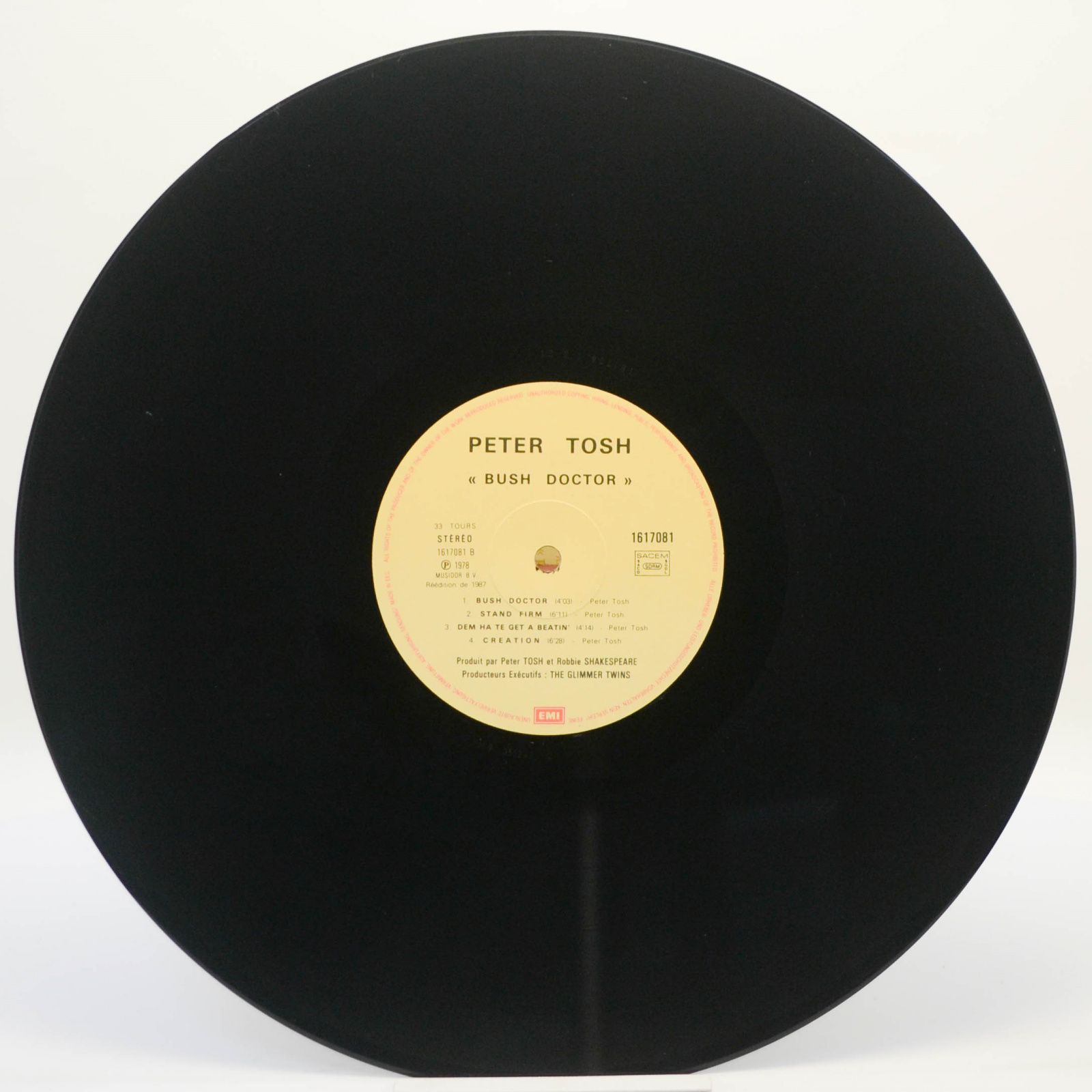Виниловая пластинка Peter Tosh — Bush Doctor, 1987