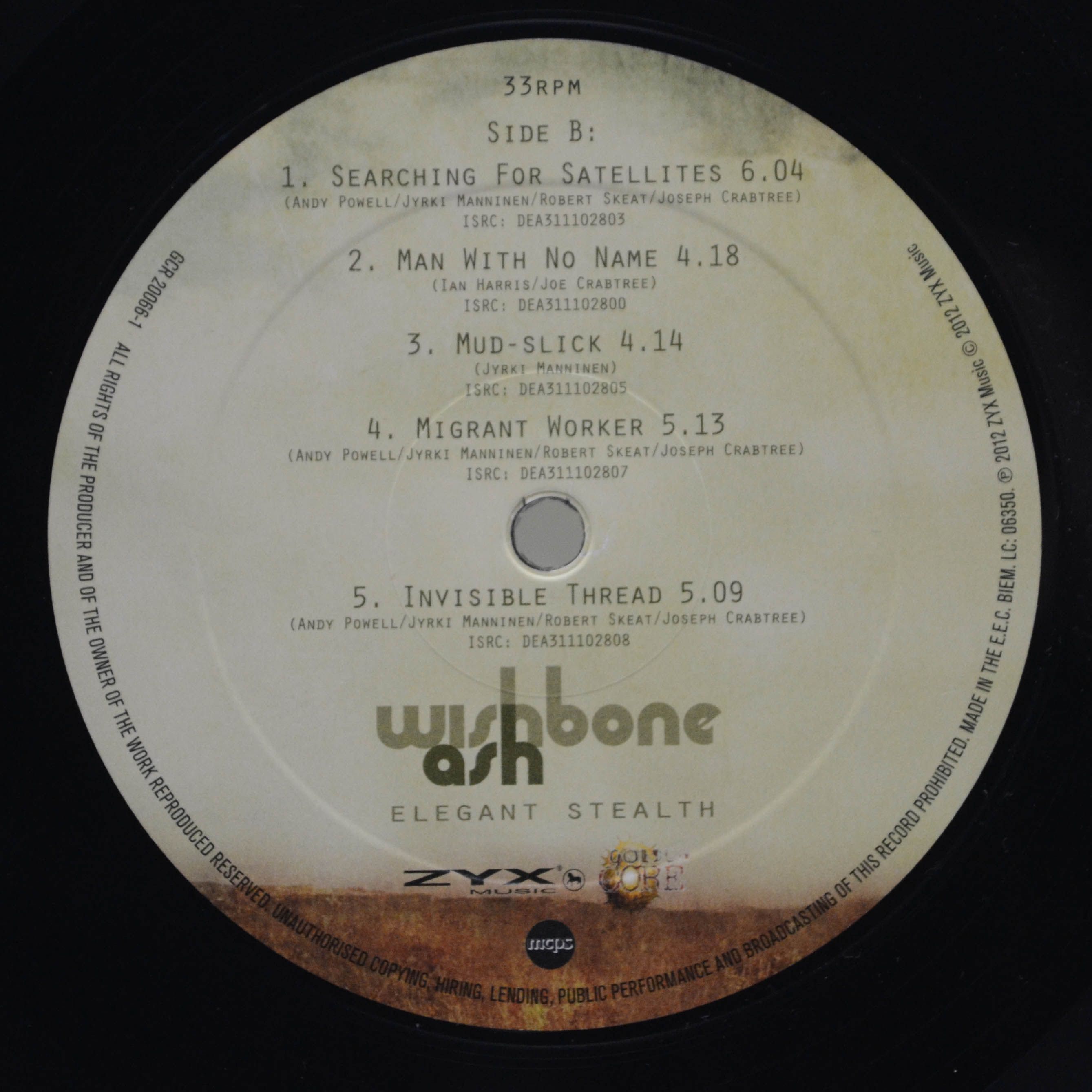 Виниловая пластинка Wishbone Ash — Elegant Stealth, 2011