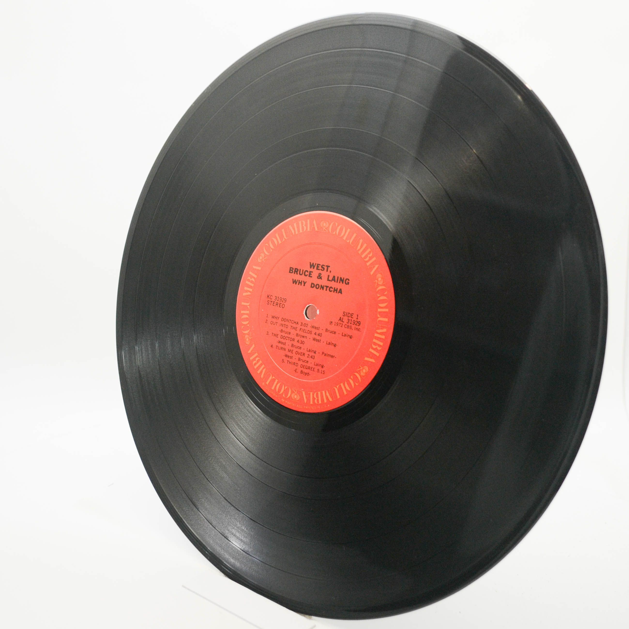 Виниловая пластинка West, Bruce & Laing — Why Dontcha (USA), 1972