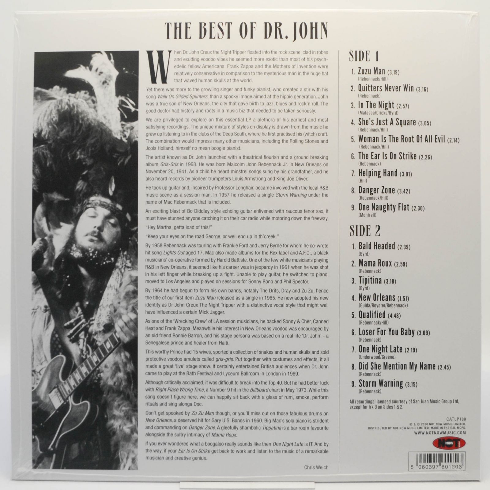 Виниловая пластинка Dr. John — The Best Of Dr. John, 2020