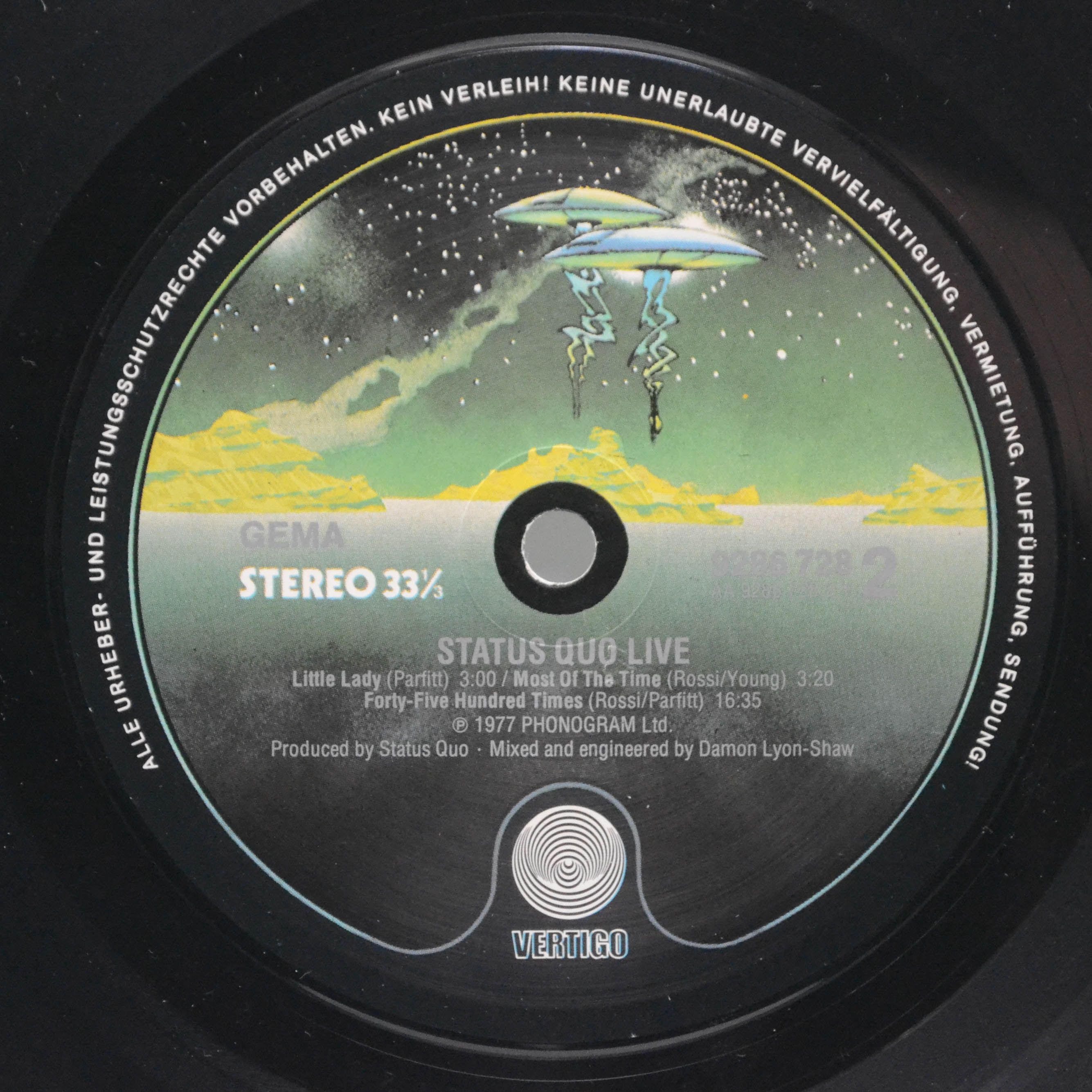 Виниловая пластинка Status Quo — Live! (2LP, poster), 1977