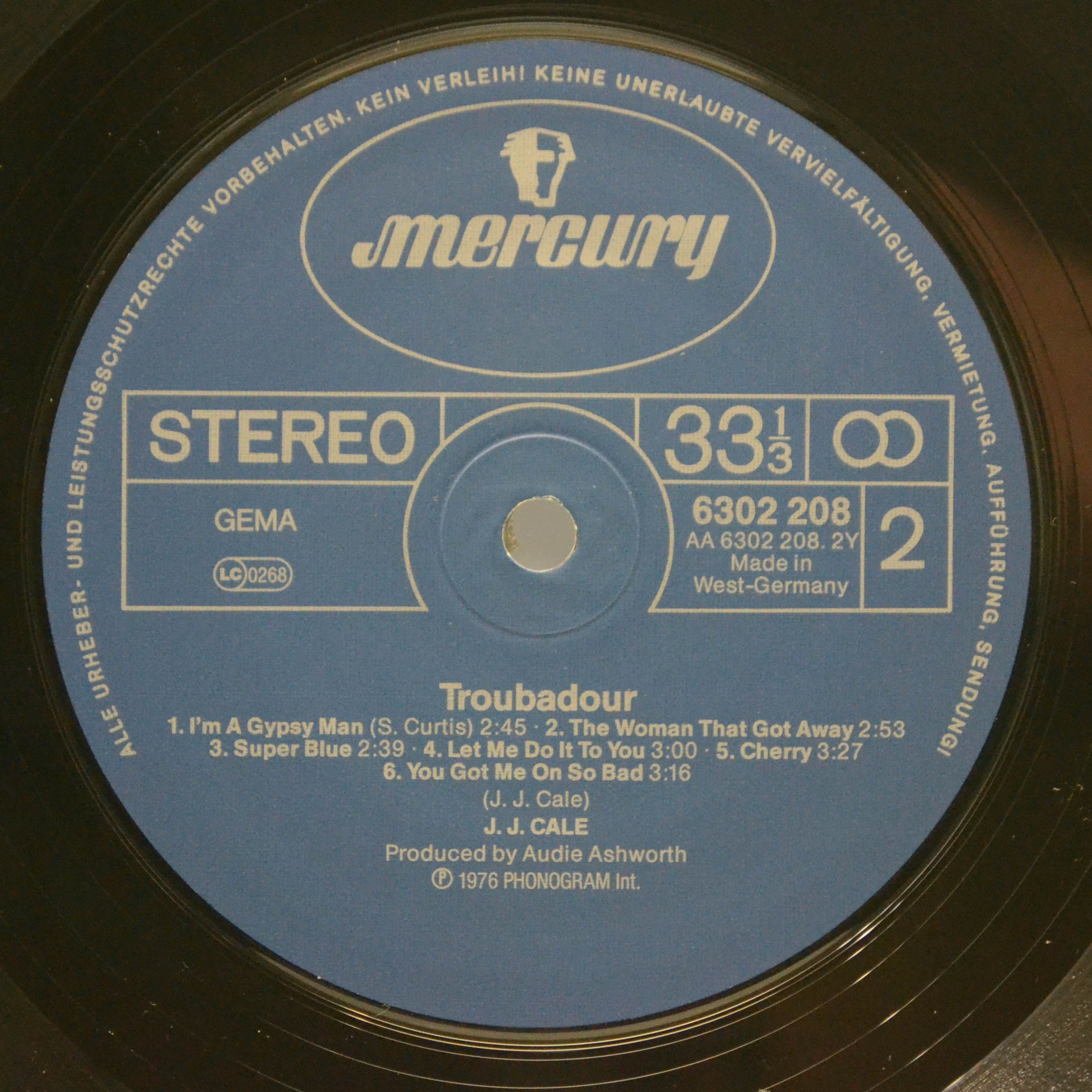 J.J. Cale — Troubadour, 1982