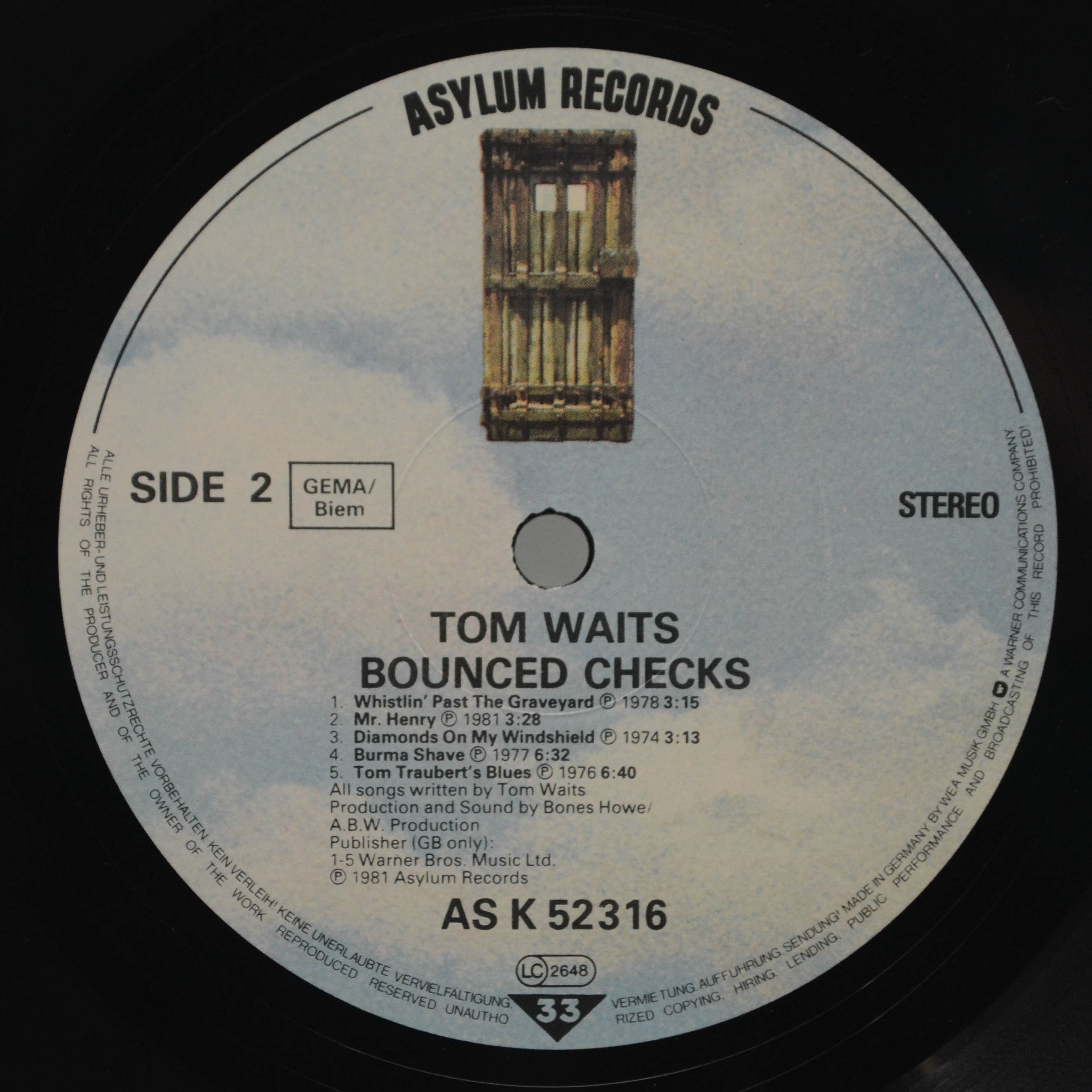 Tom Waits — Bounced Checks, 1981