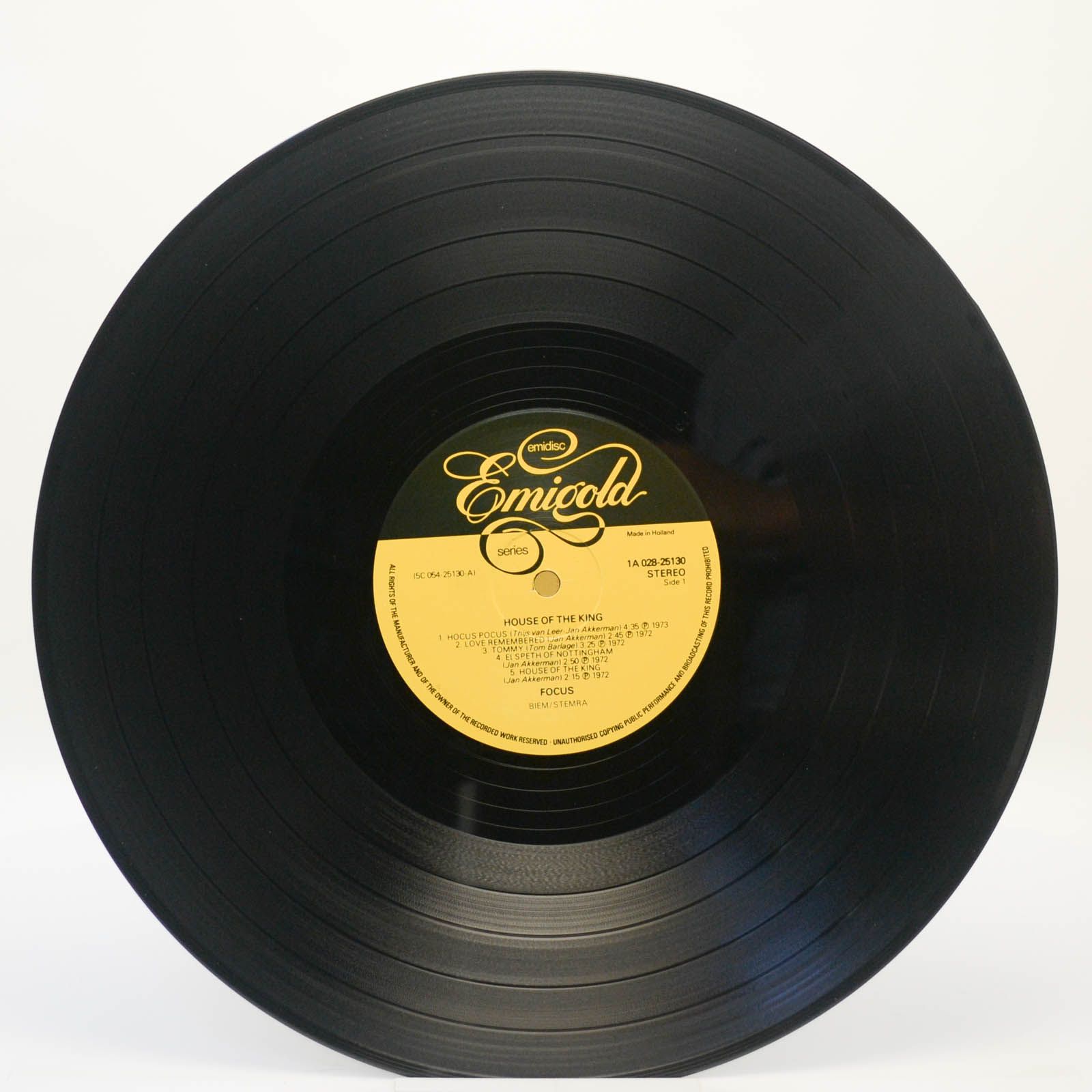 Виниловая пластинка Focus — House Of The King, 1976