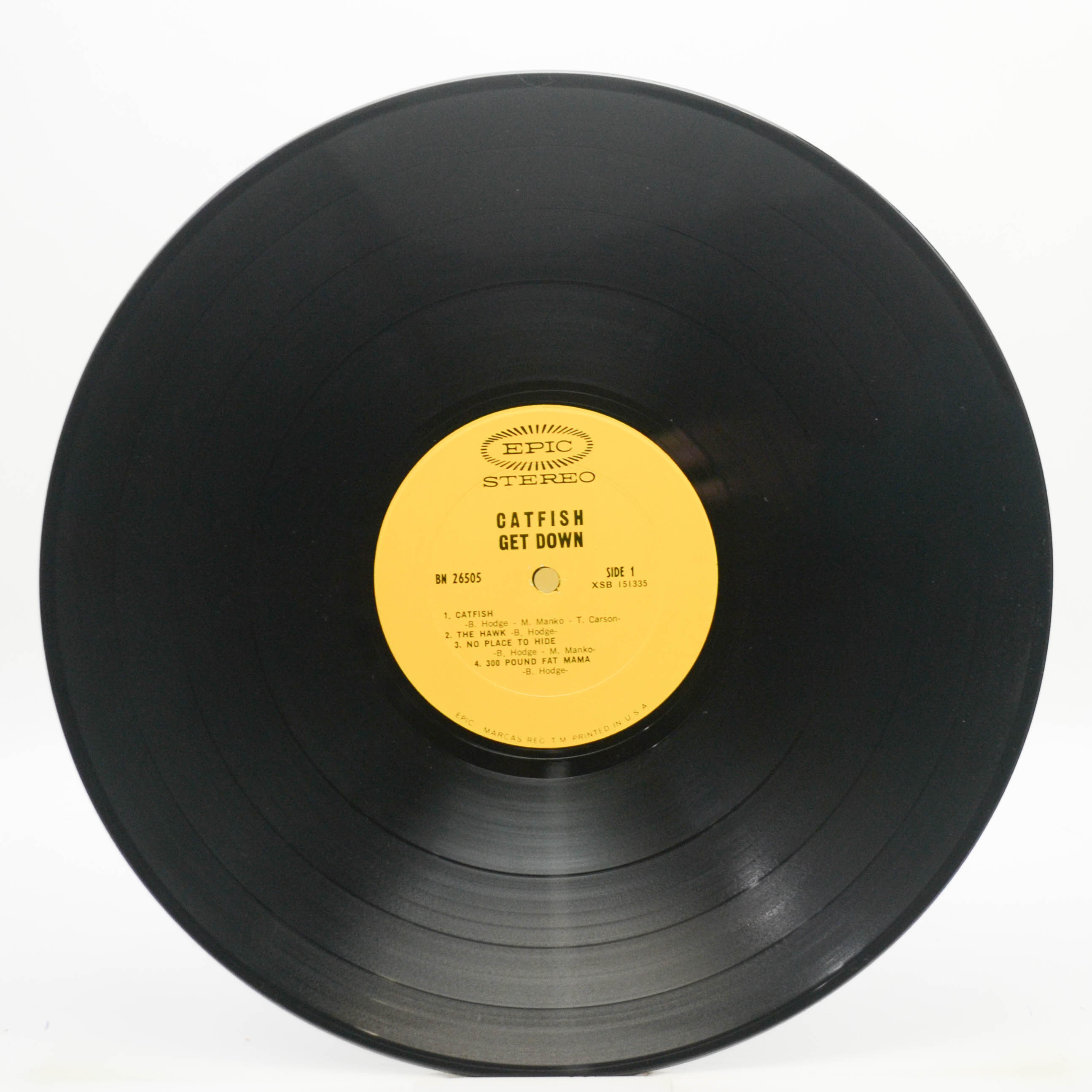 Виниловая пластинка Catfish — Get Down (1-st, USA), 1969