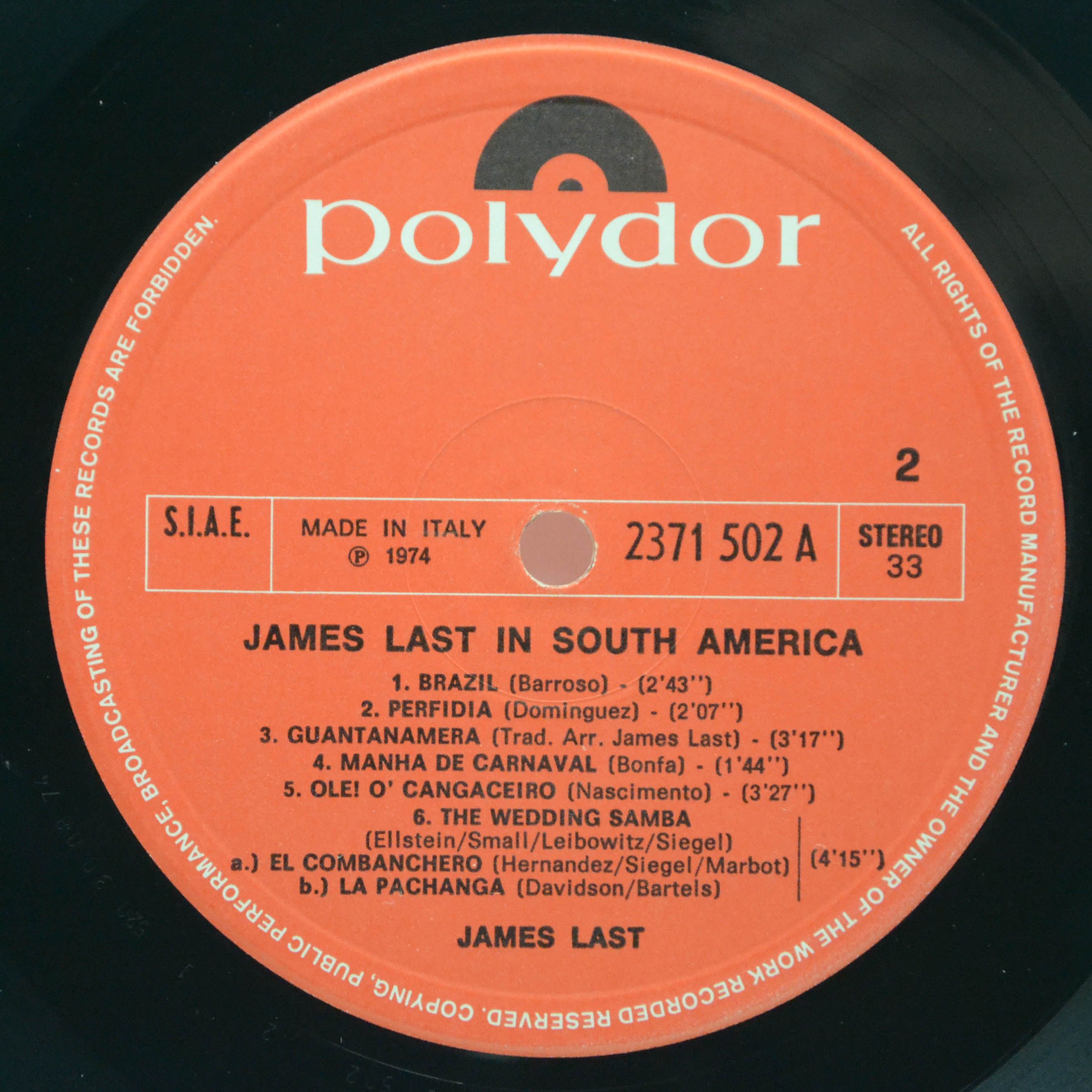 James Last — In South America, 1974