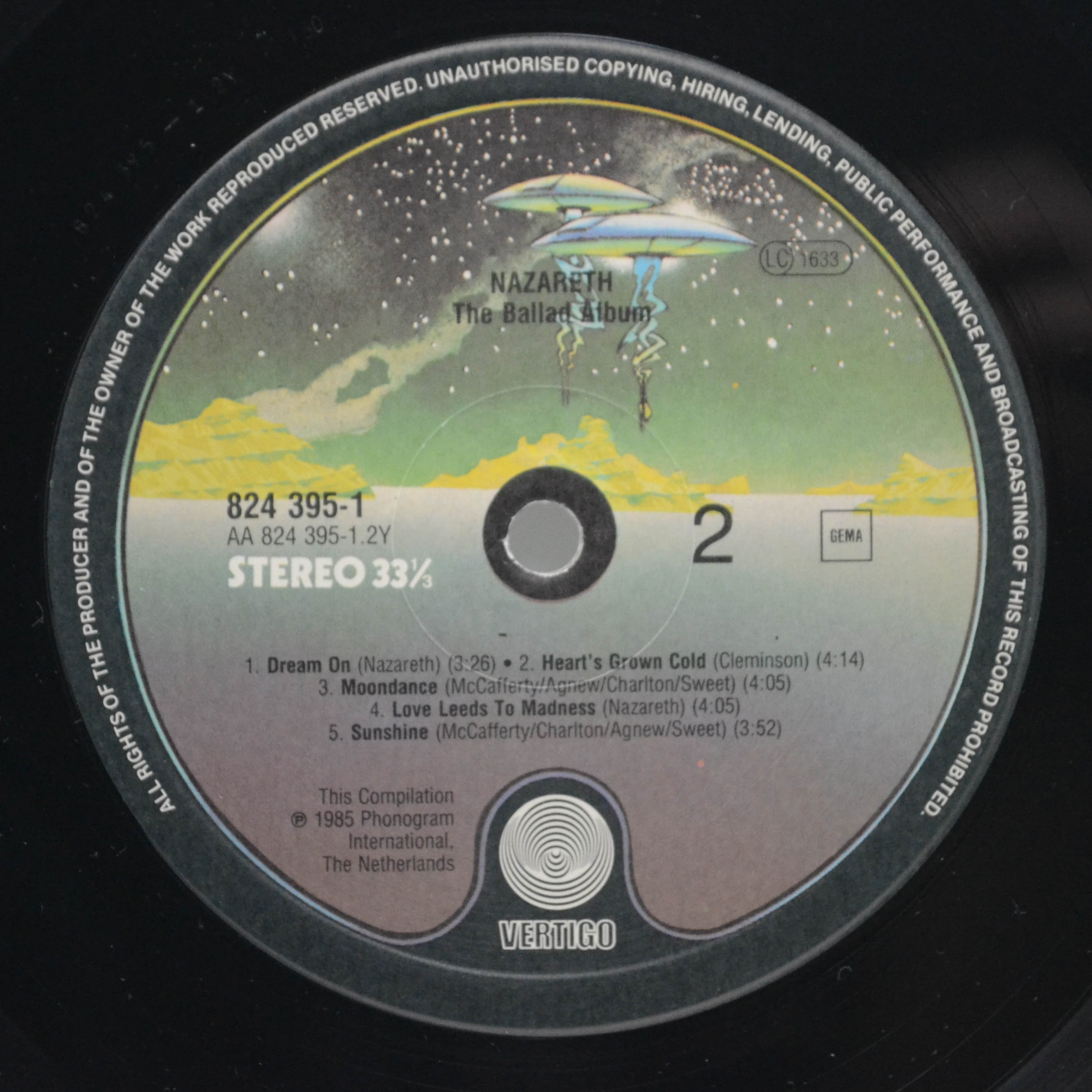 Nazareth — The Ballad Album, 1985