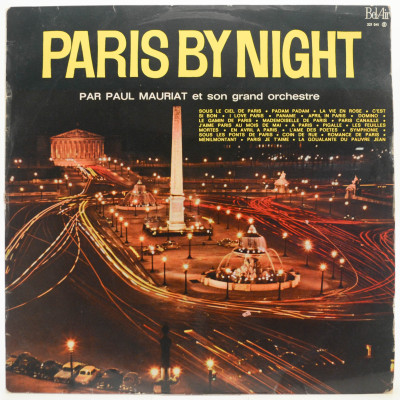 Виниловая пластинка Paris By Night (1-st, France), 1961