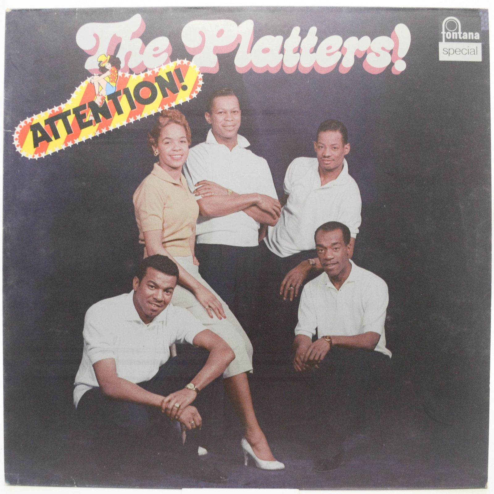 Виниловая пластинка The Platters — Attention!, 1973