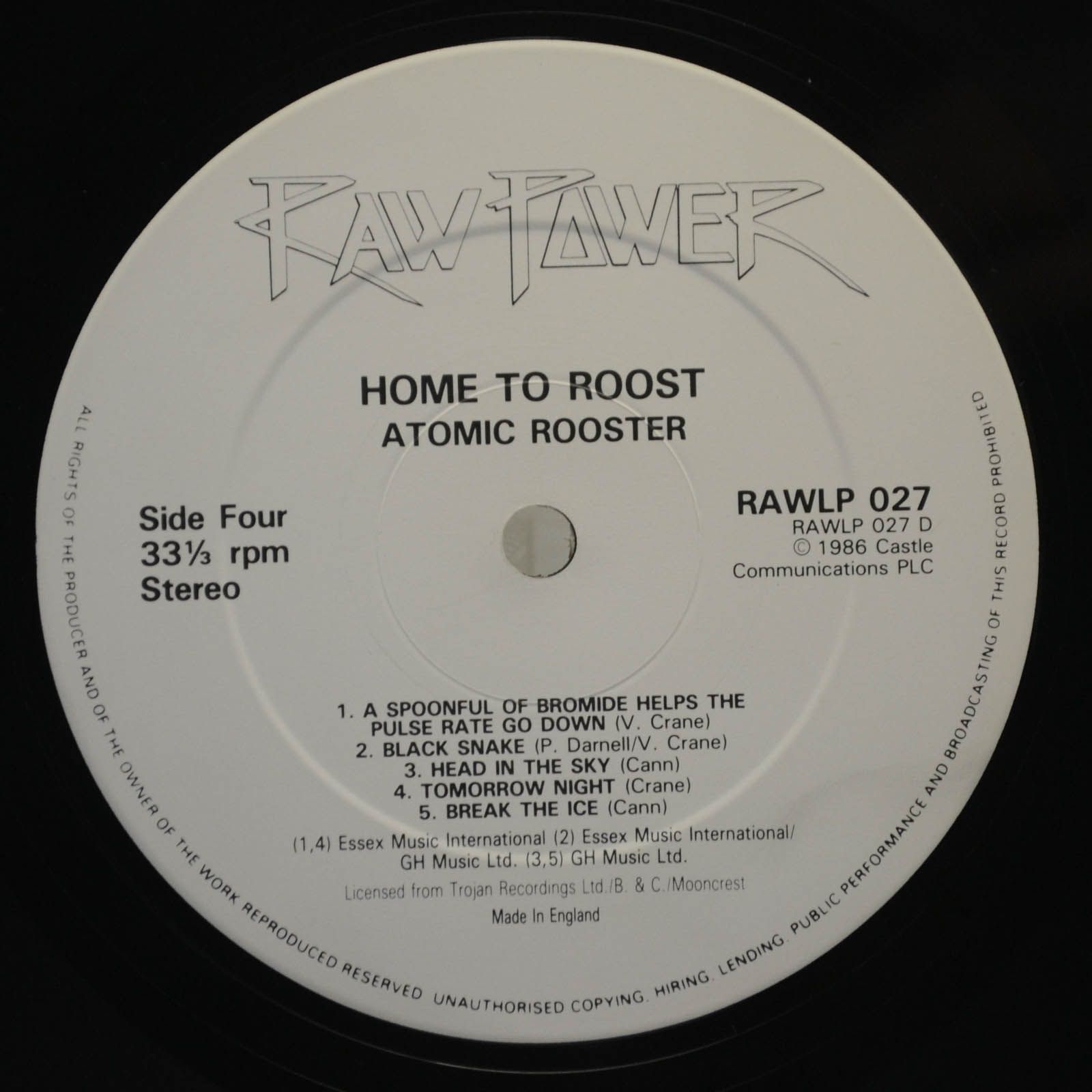 Виниловая пластинка Atomic Rooster — Home To Roost (2LP, UK), 1977