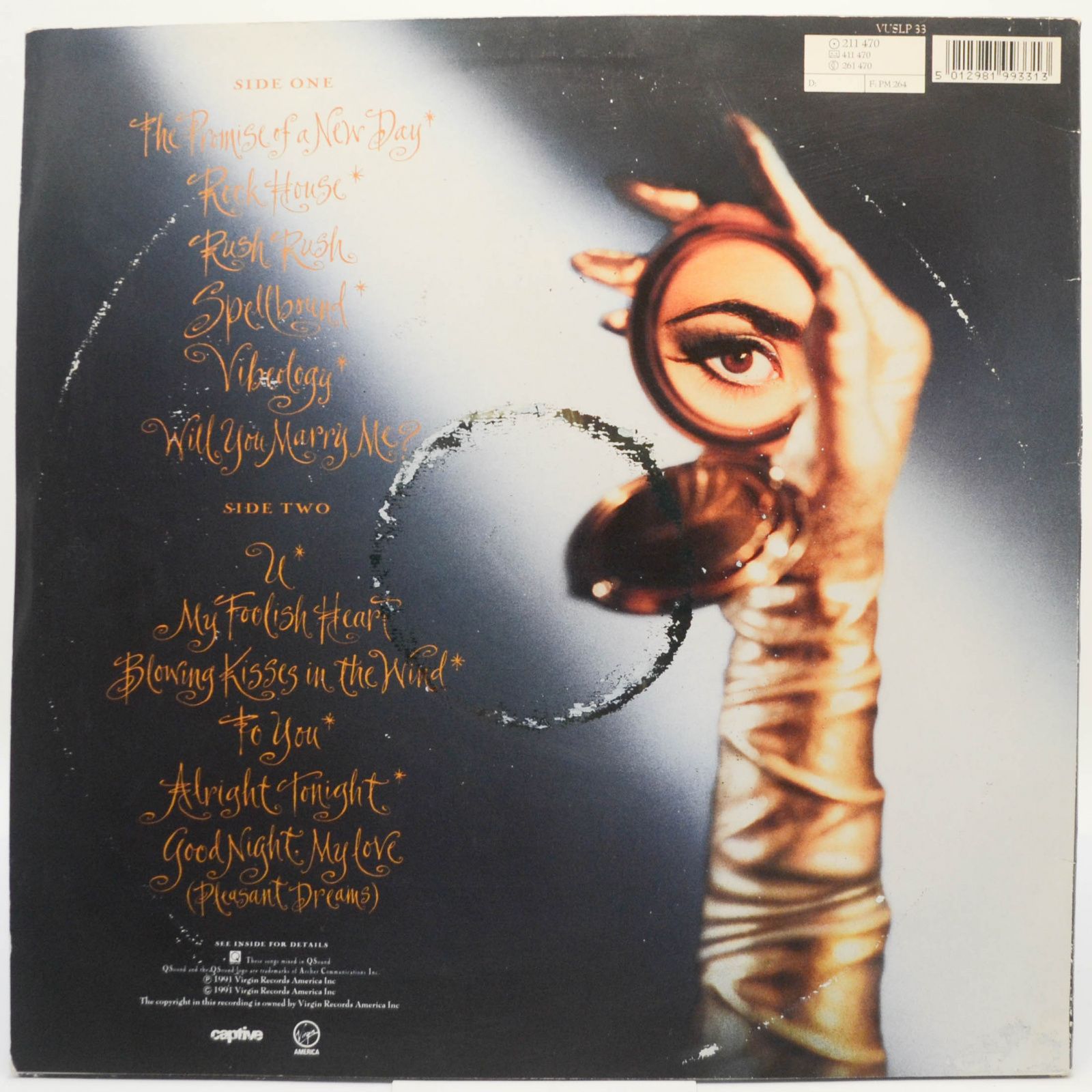 Виниловая пластинка Paula Abdul — Spellbound, 1991