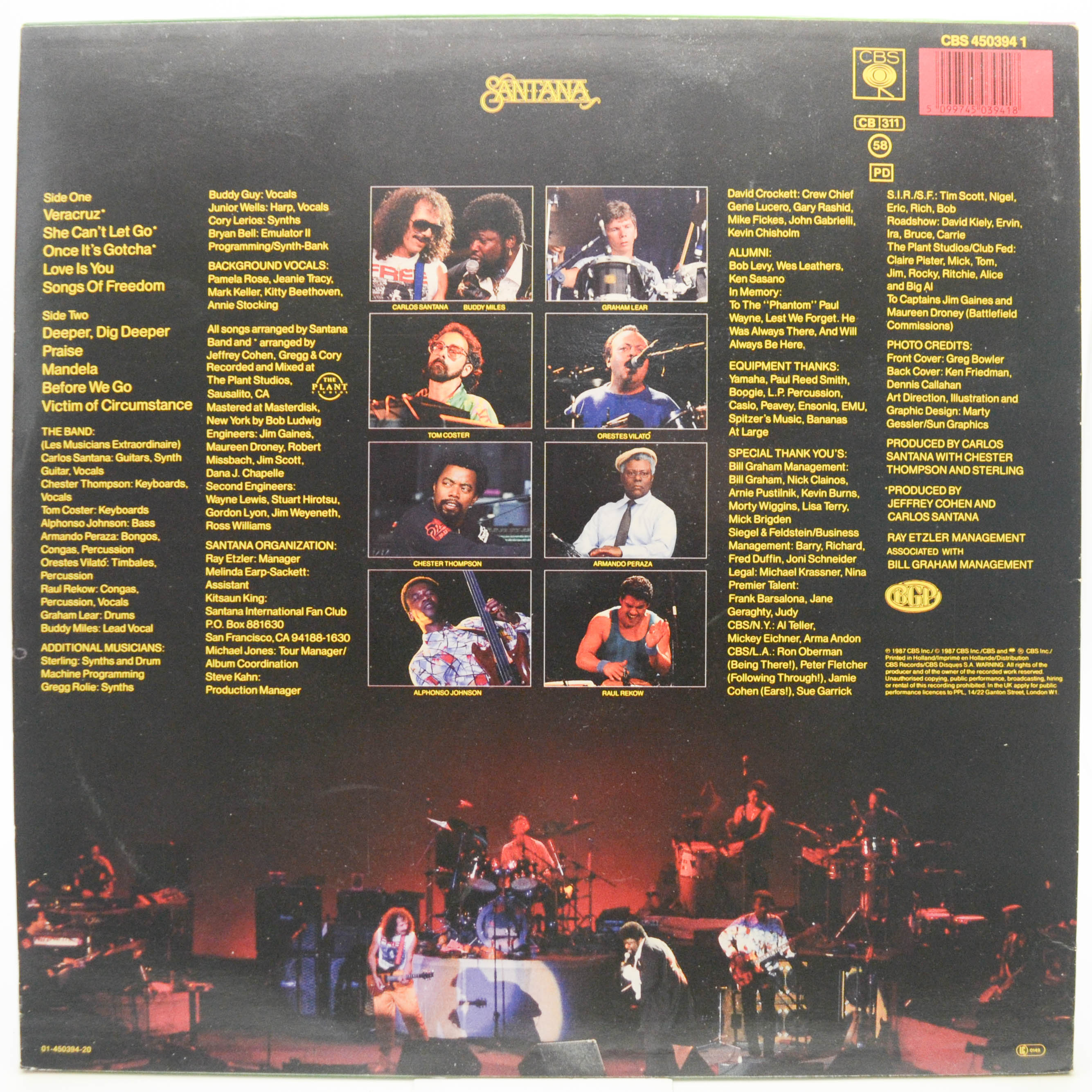 Santana — Freedom, 1987