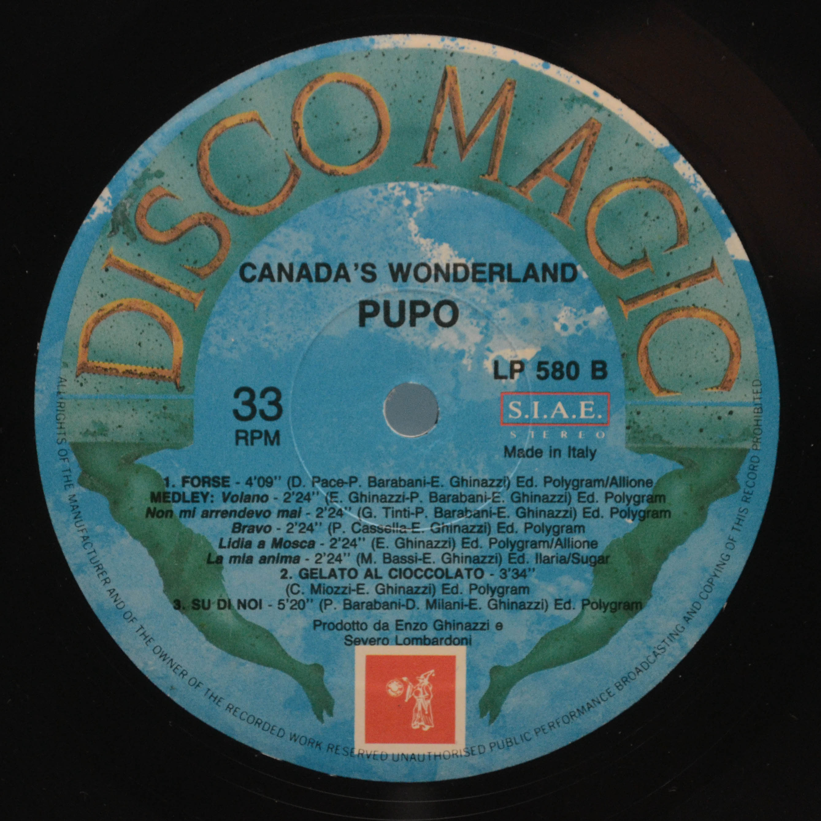 Pupo — Canada's Wonderland (1-st, Italy), 1991