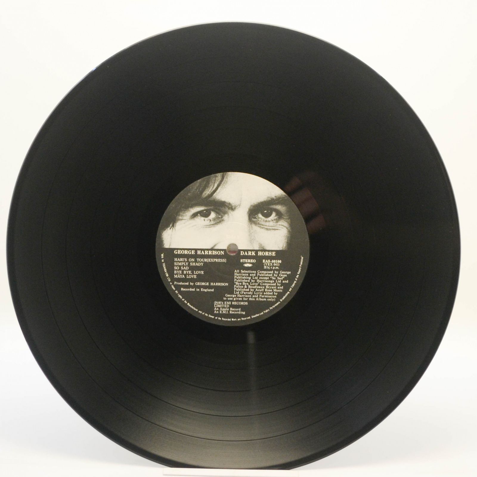 Виниловая пластинка George Harrison — Dark Horse, 1974