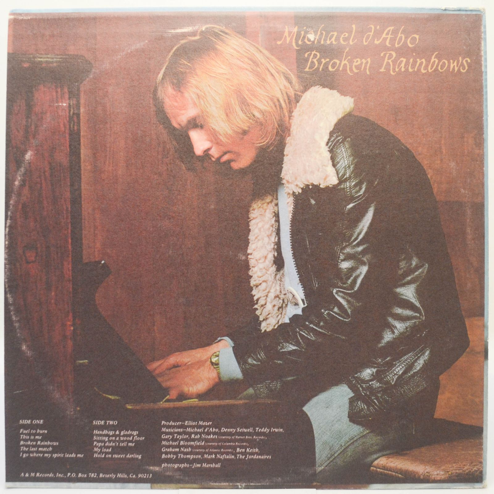 Виниловая пластинка Michael D'Abo — Broken Rainbows, 1974