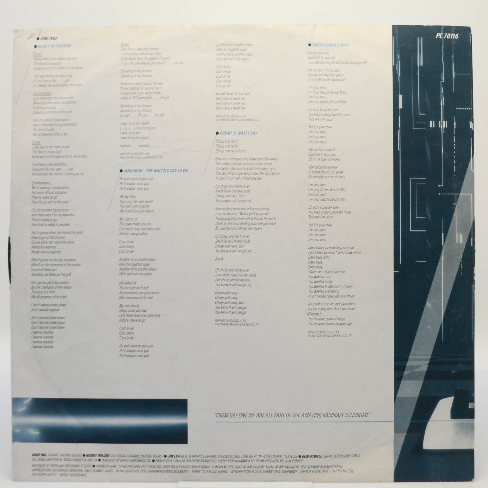 Slade — The Amazing Kamikaze Syndrome, 1983