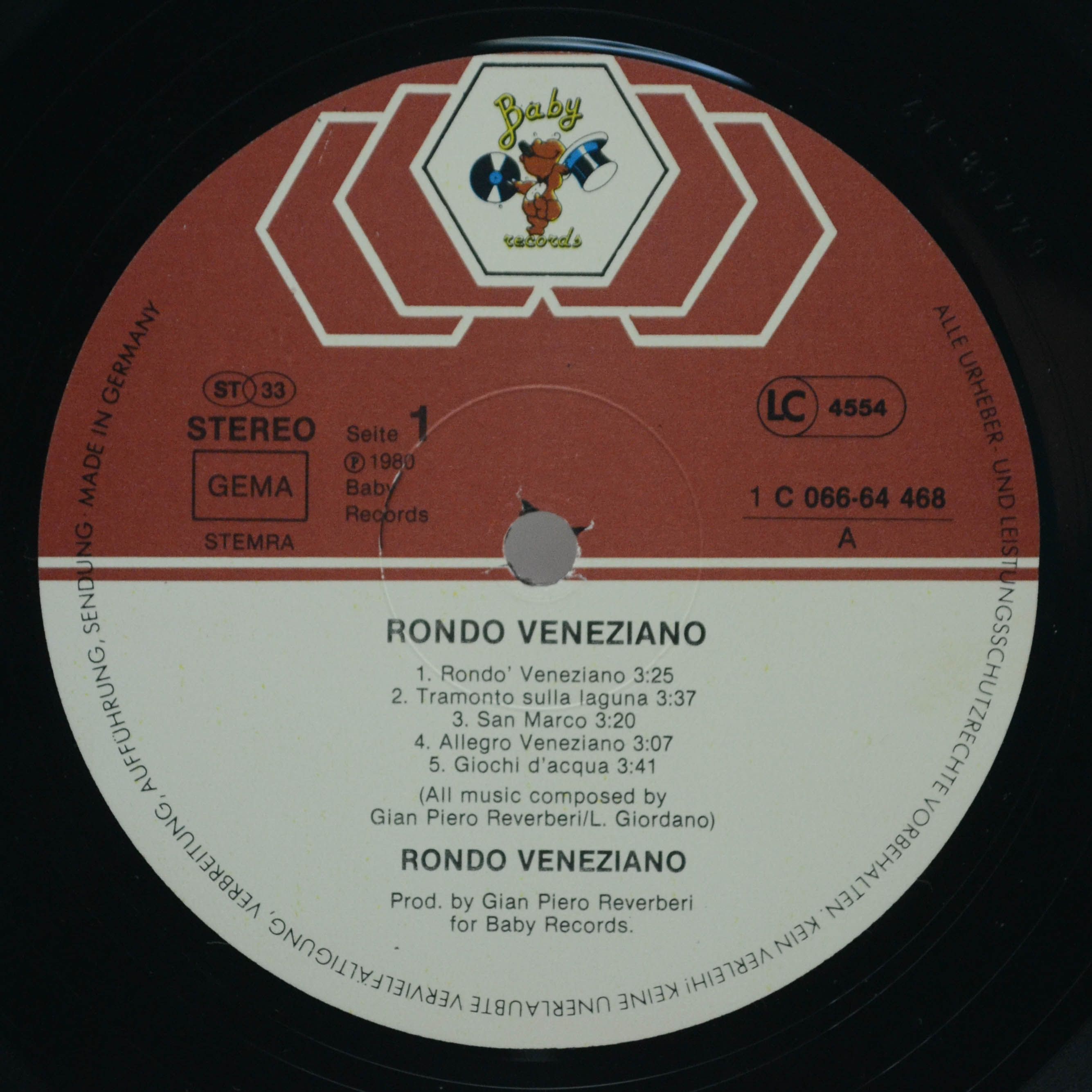 Rondò Veneziano — Rondo' Veneziano, 1980