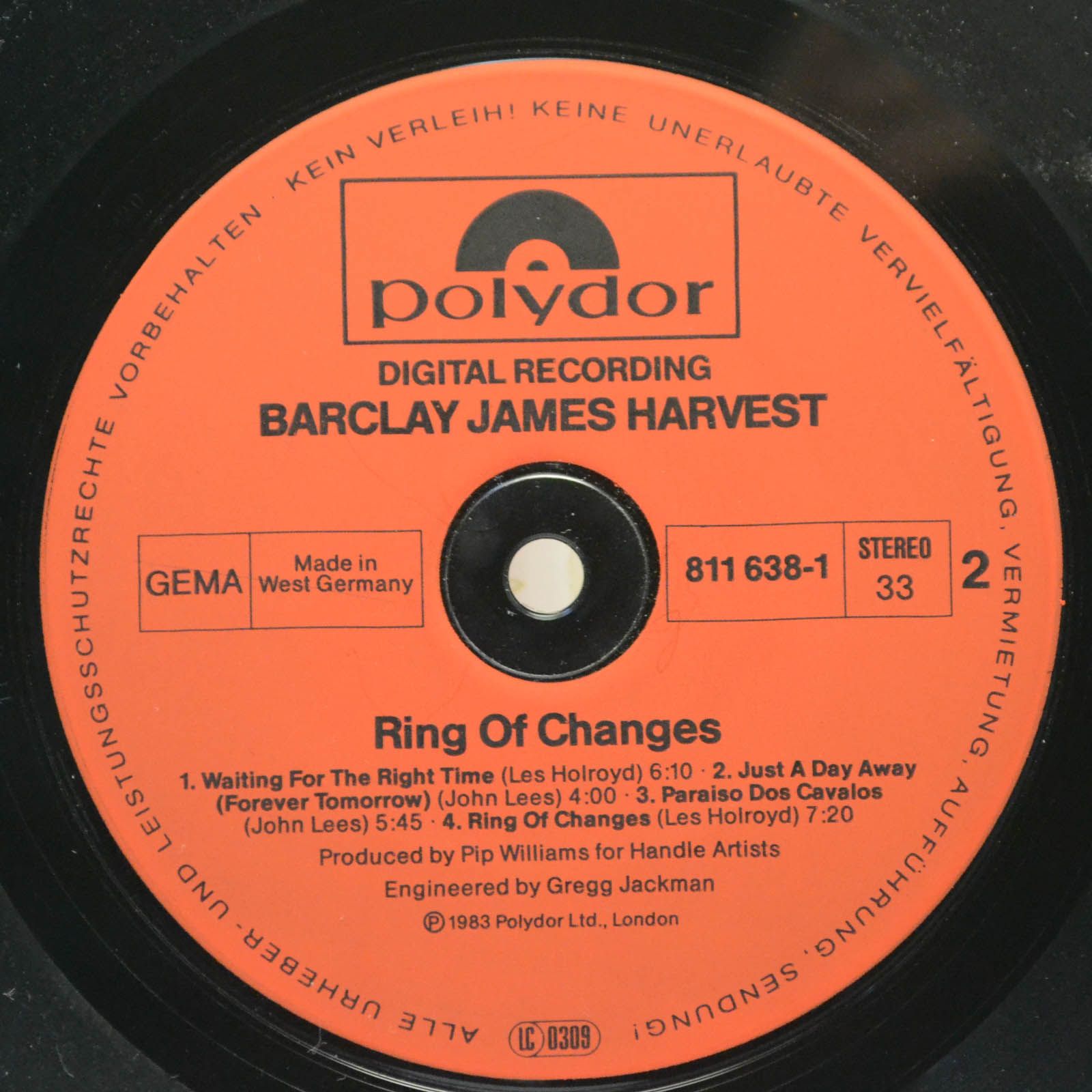 Виниловая пластинка Barclay James Harvest — Ring Of Changes, 1983