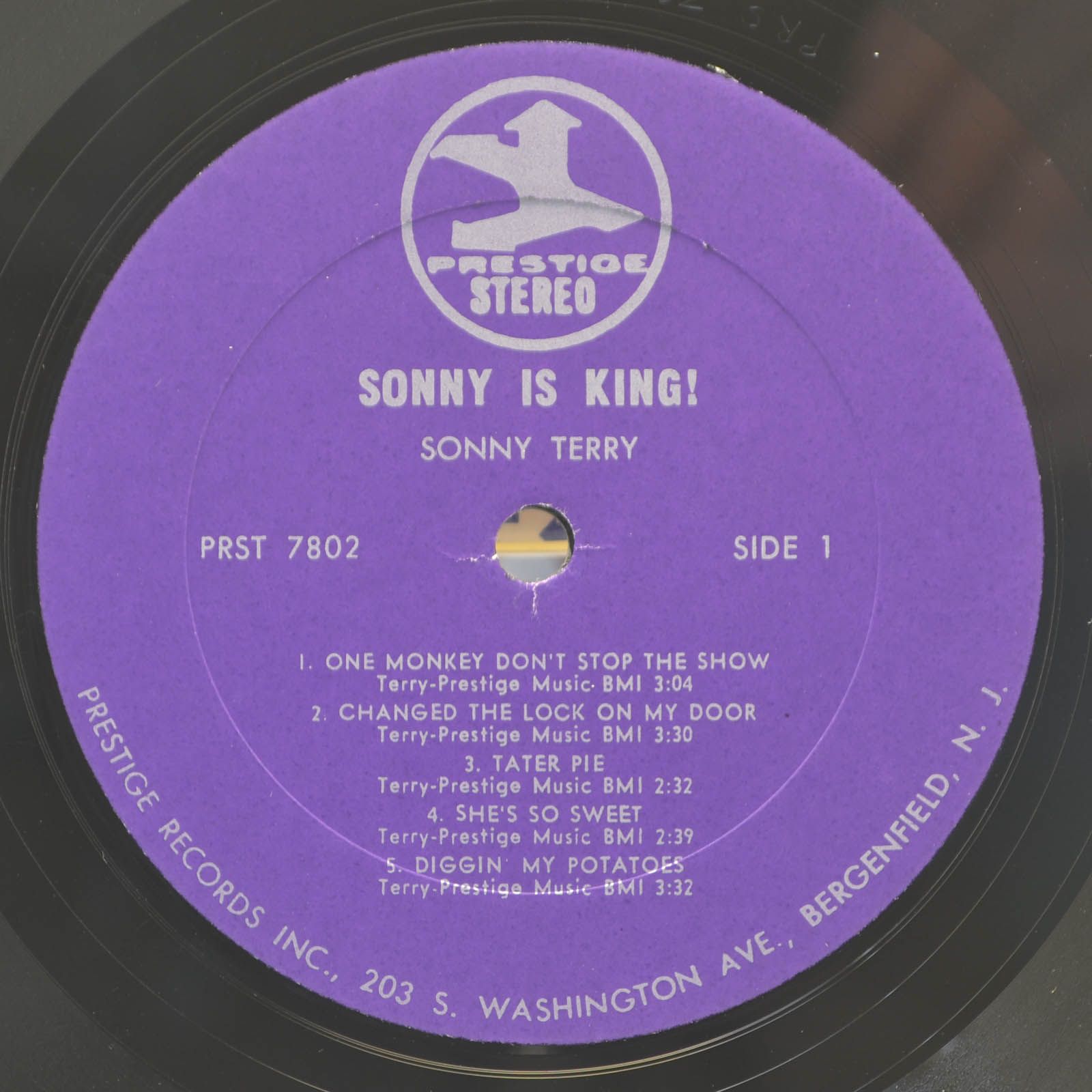 Виниловая пластинка Sonny Terry — Sonny Is King (USA), 1963