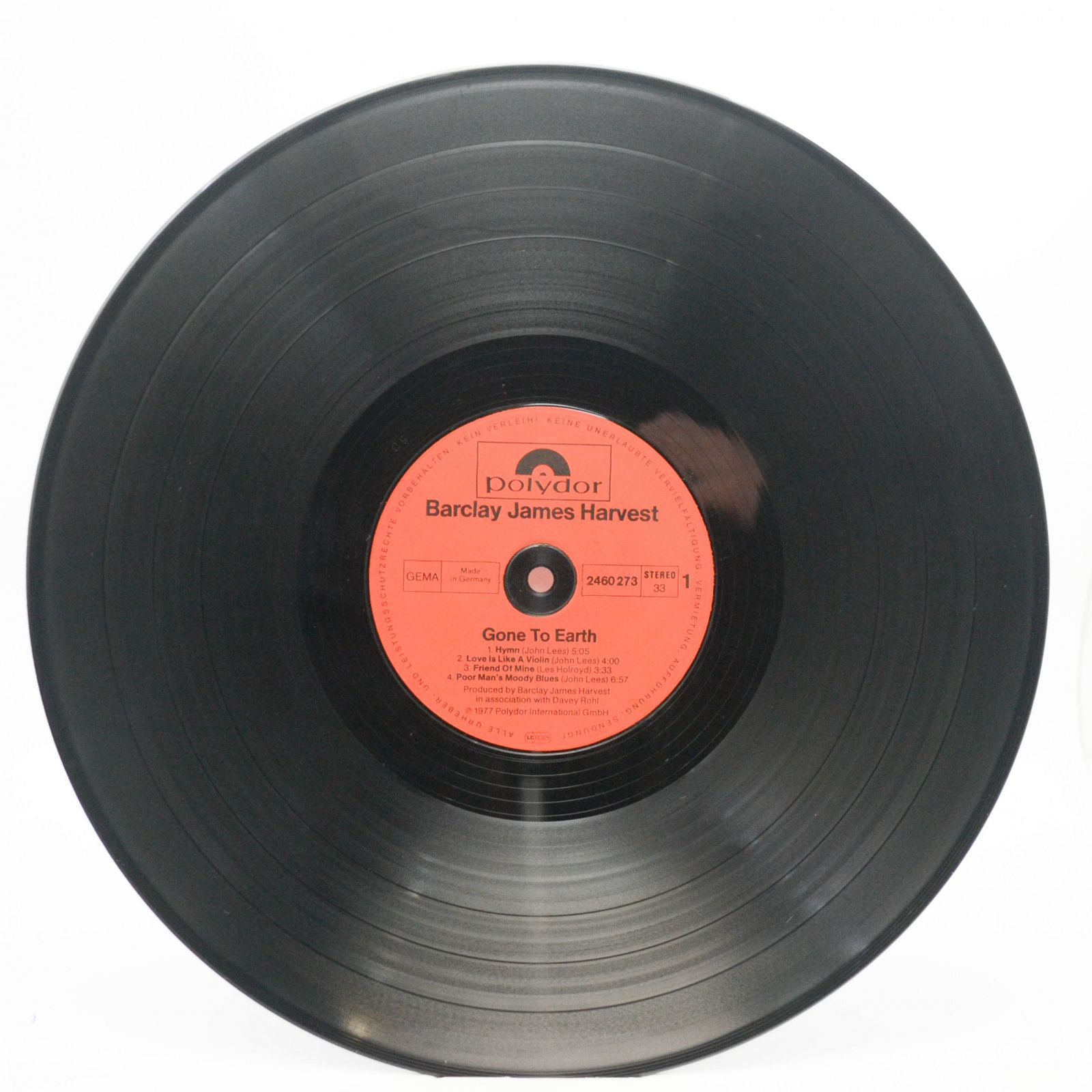Виниловая пластинка Barclay James Harvest — Gone To Earth, 1977