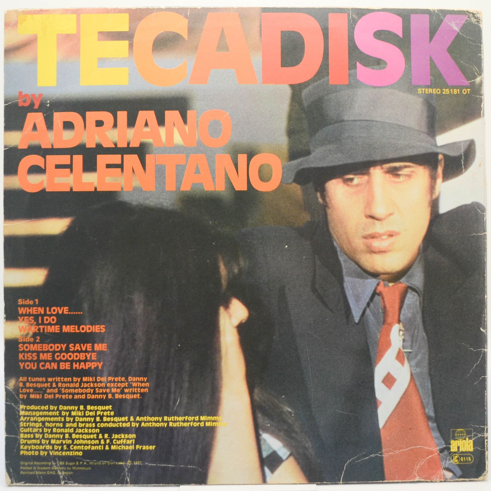 Adriano Celentano — Tecadisk, 1977