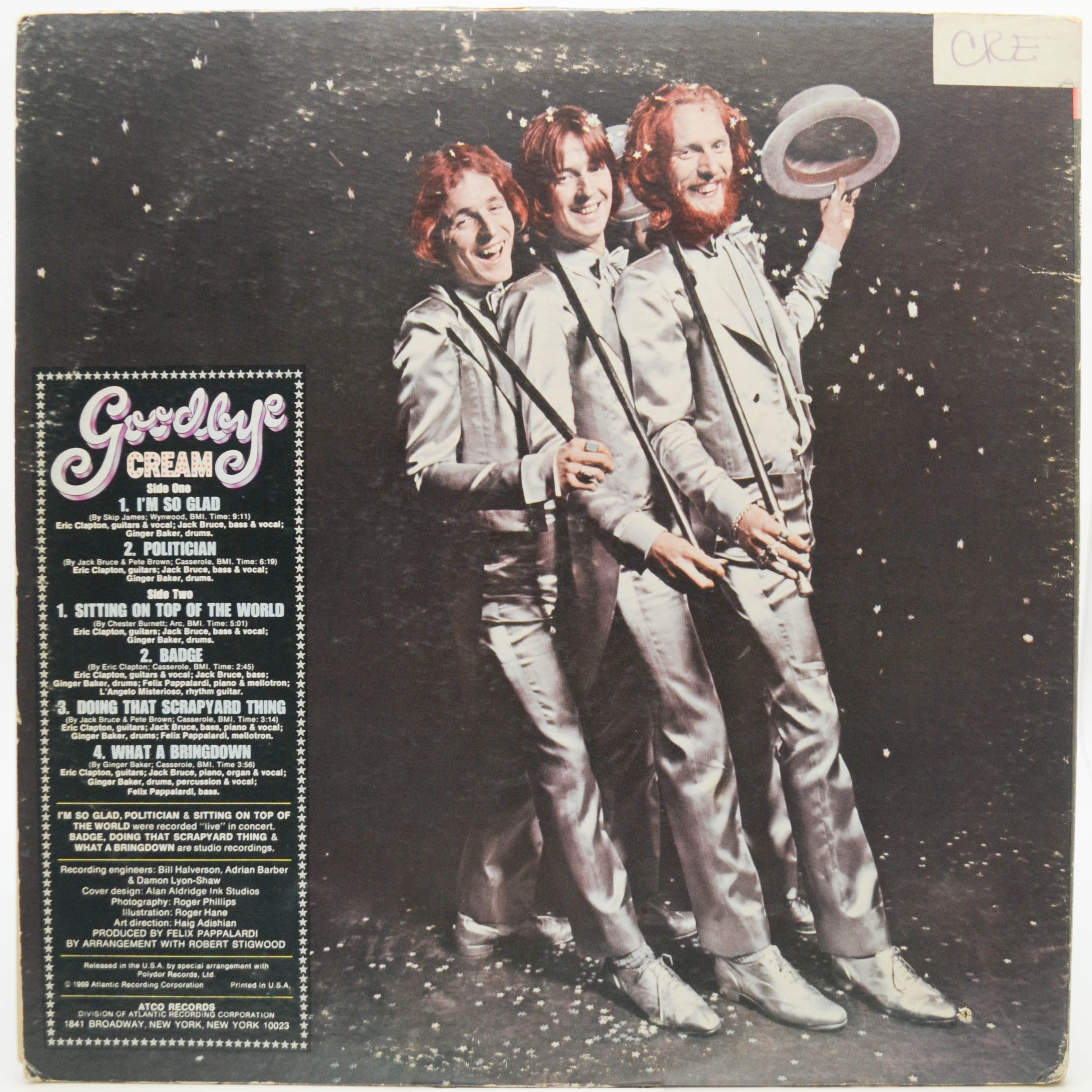 Cream — Goodbye (USA), 1969