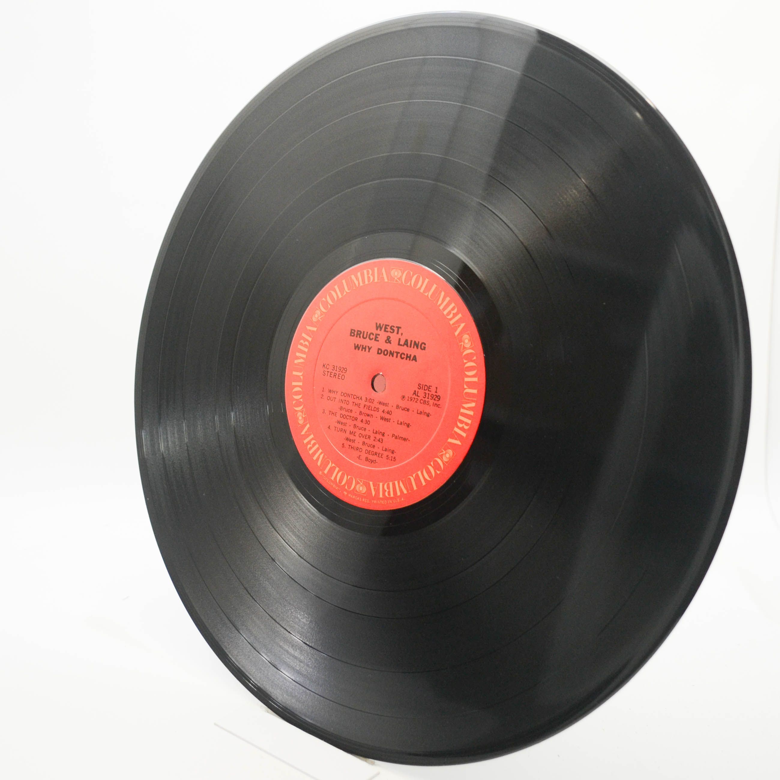Виниловая пластинка West, Bruce & Laing — Why Dontcha (USA), 1972