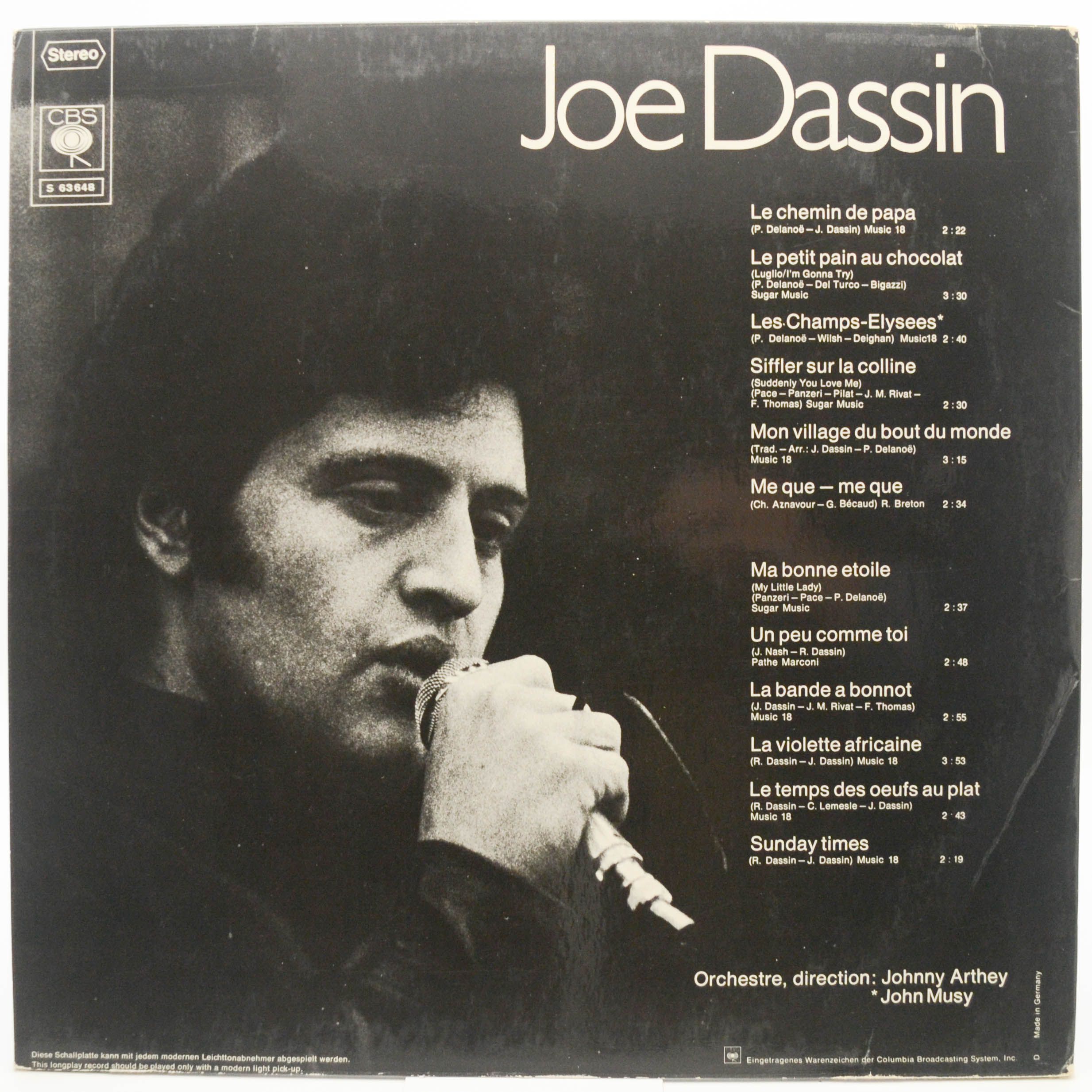 Виниловая пластинка Joe Dassin — Joe Dassin, 1969