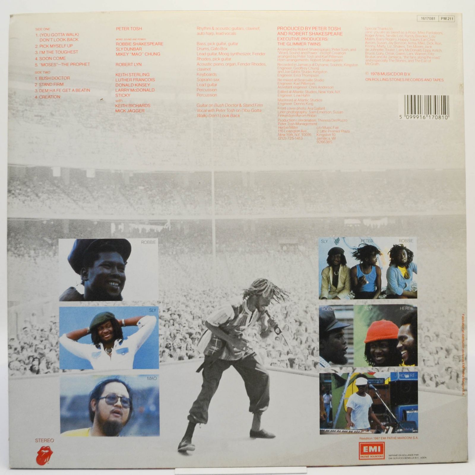 Виниловая пластинка Peter Tosh — Bush Doctor, 1987