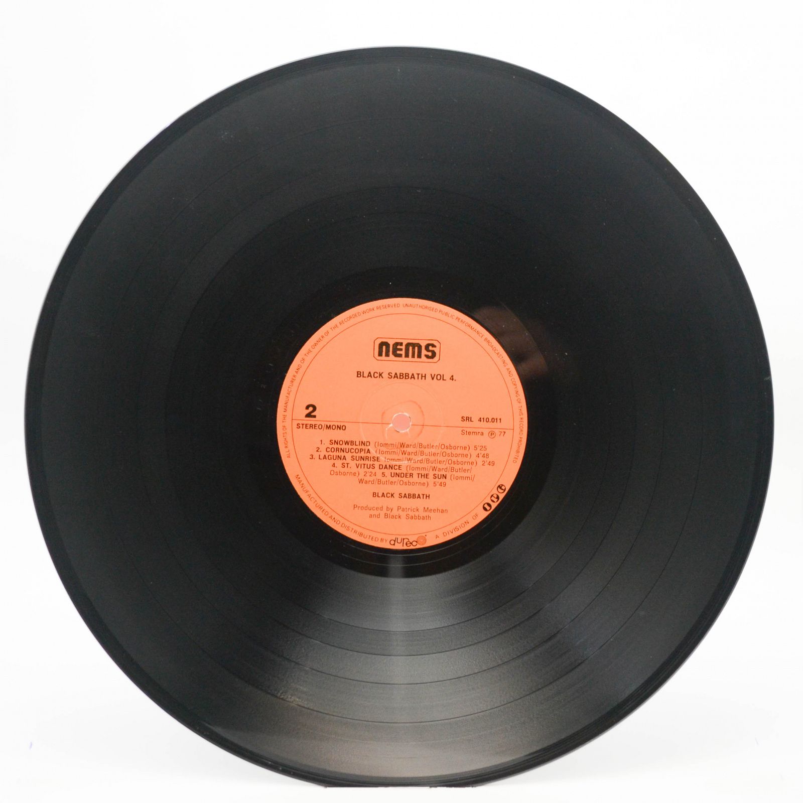 Black Sabbath — Black Sabbath Vol 4 (booklet), 1972