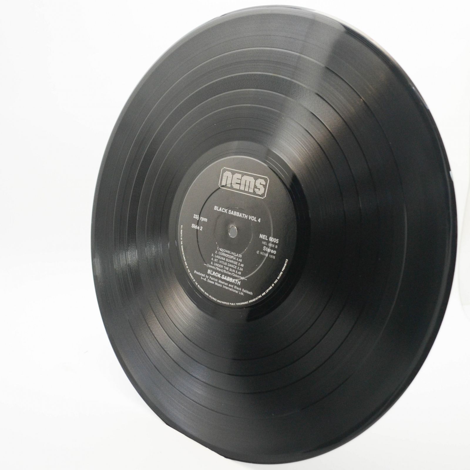 Black Sabbath — Black Sabbath Vol 4 (UK), 1972