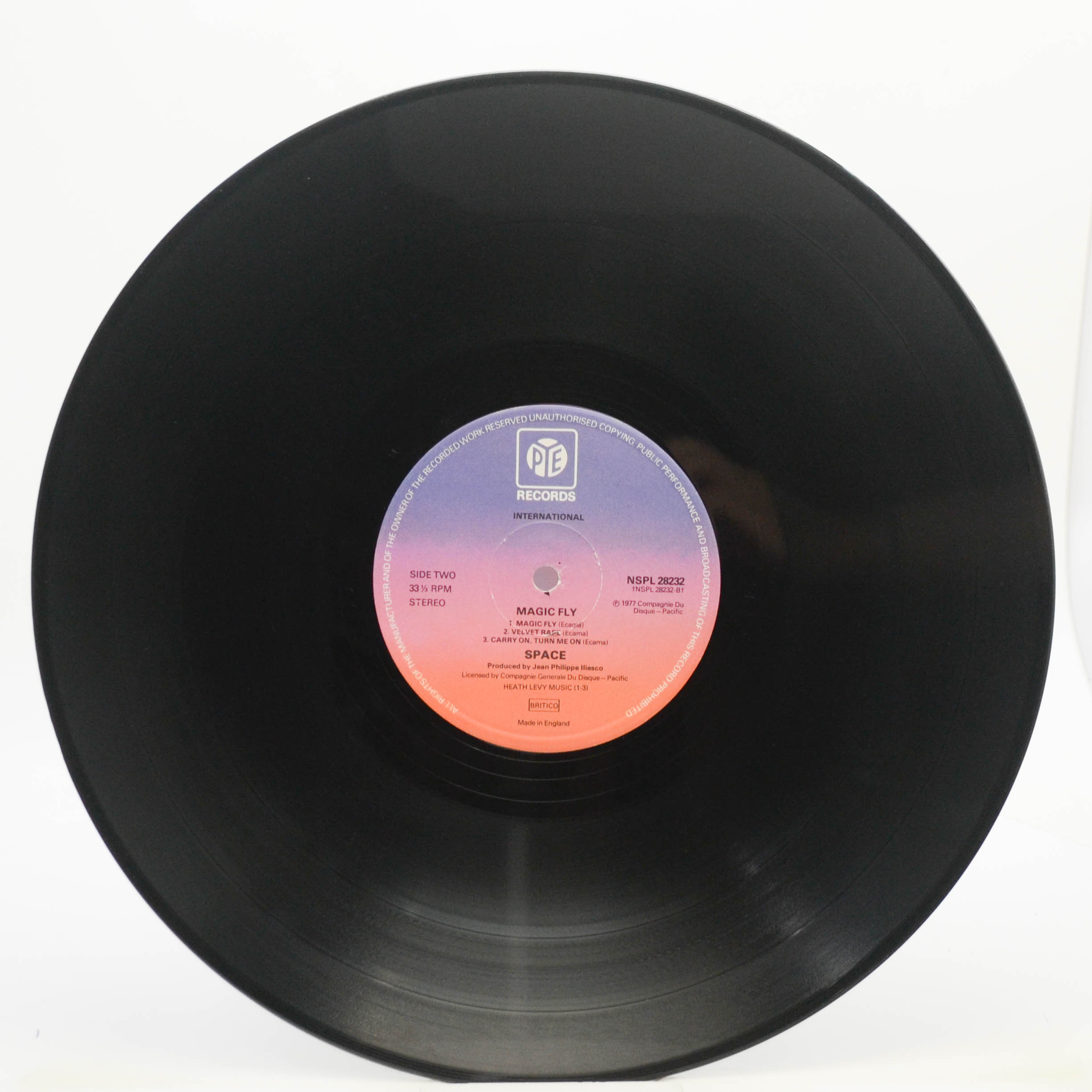 Виниловая пластинка Space — Magic Fly (UK), 1977
