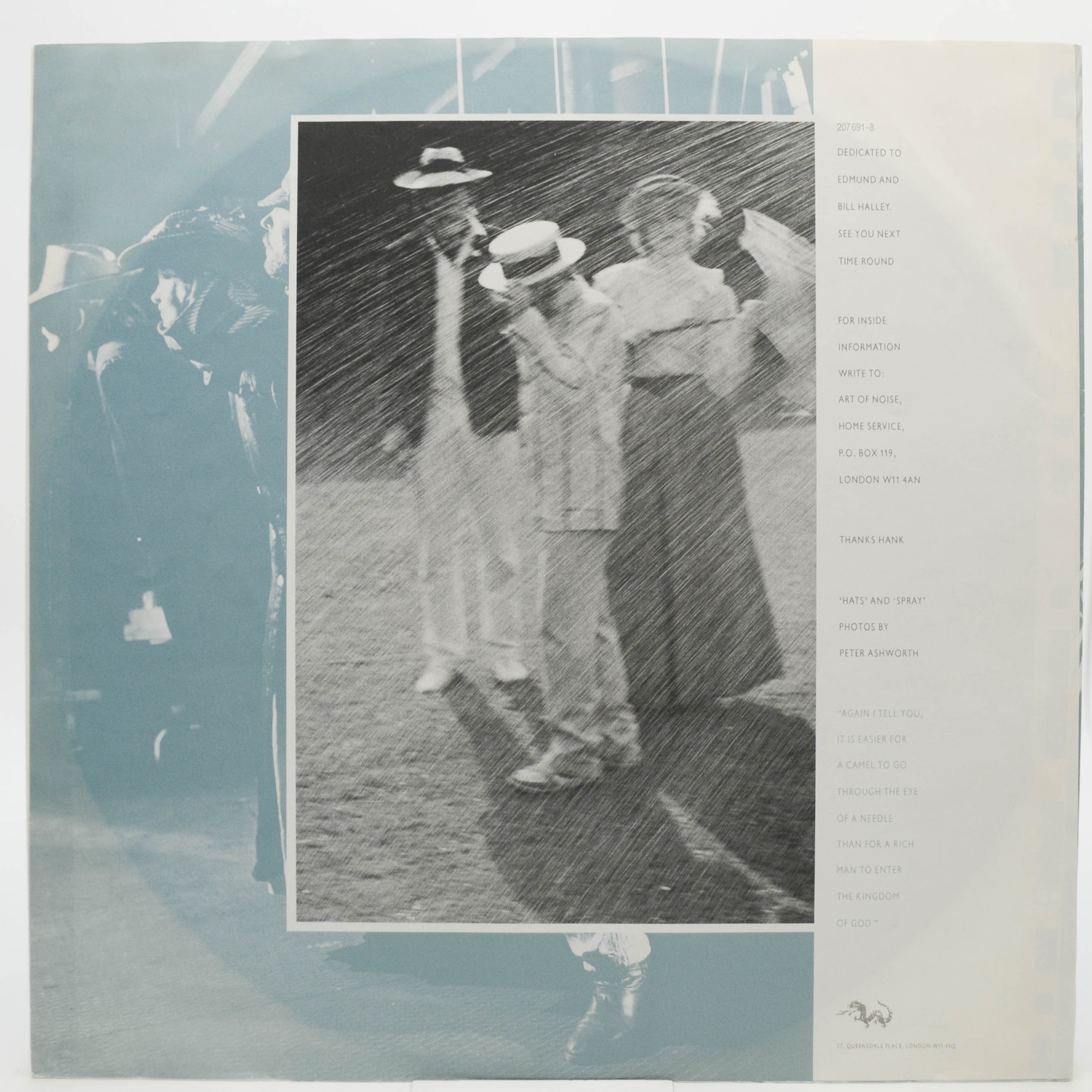 Виниловая пластинка Art Of Noise — In Visible Silence, 1986