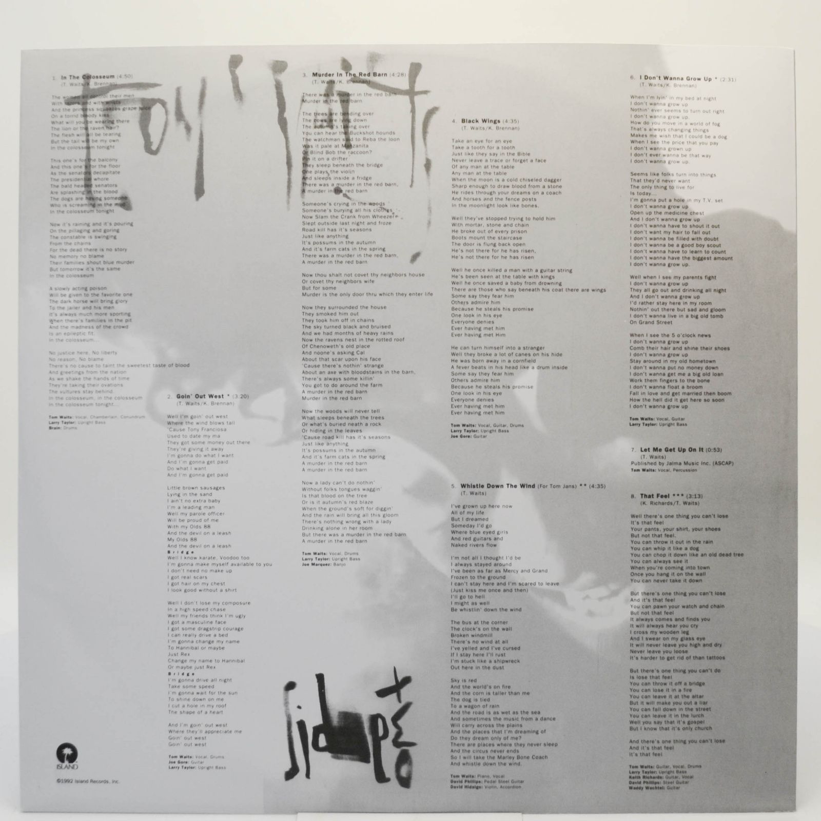 Tom Waits — Bone Machine, 1992