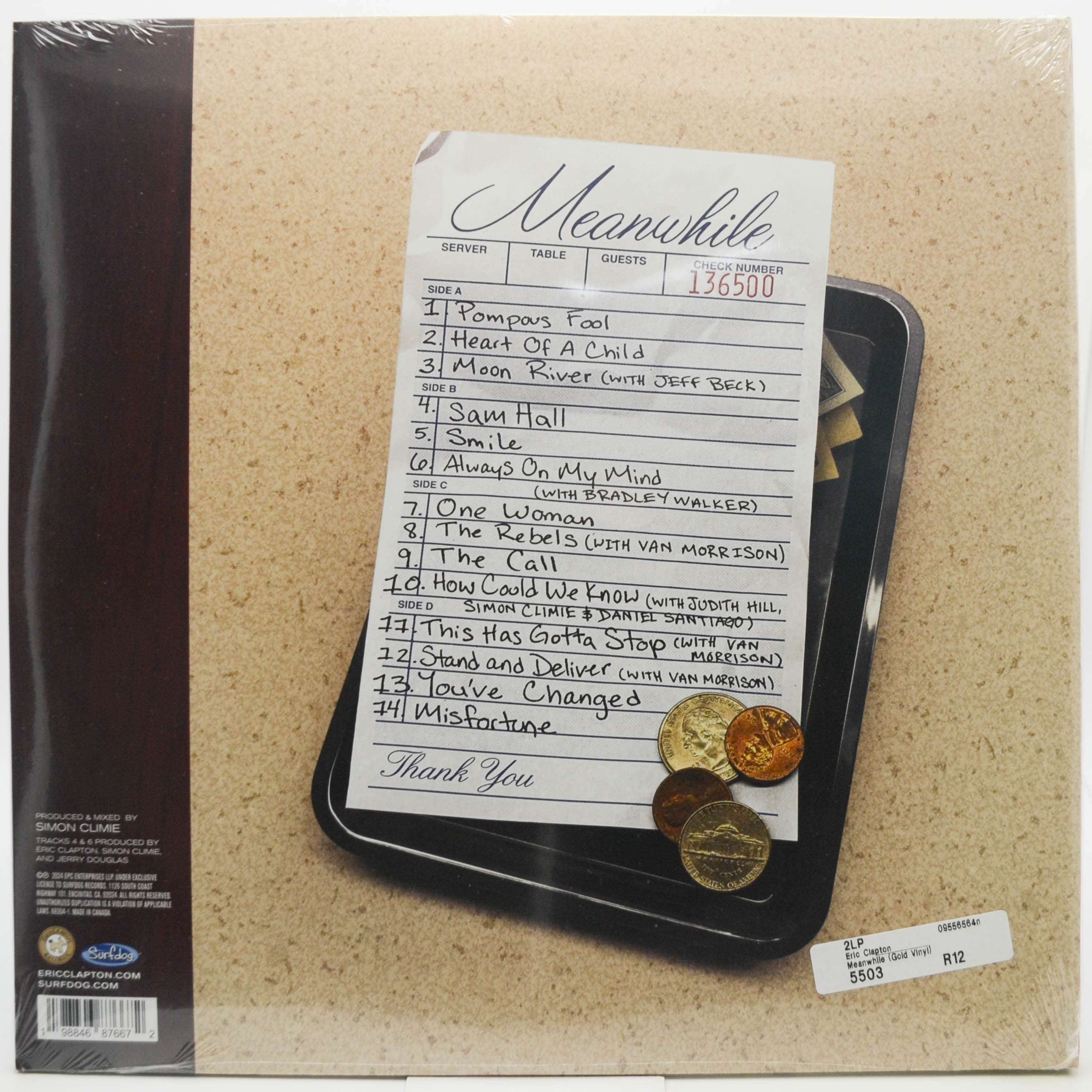 Eric Clapton — Meanwhile (2LP), 2025