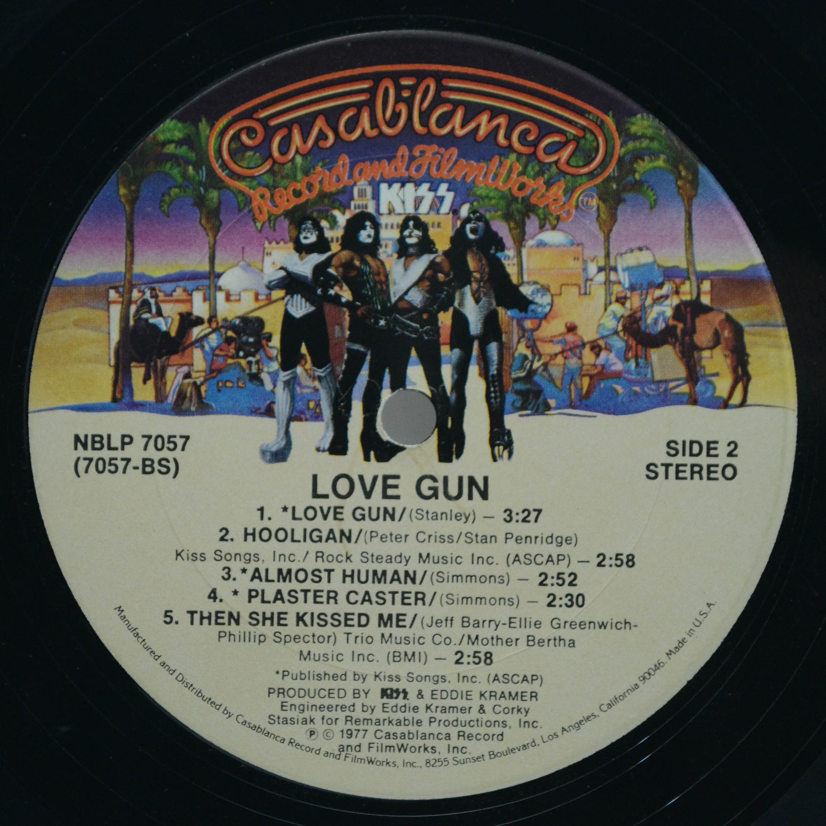 Kiss — Love Gun (1-st, USA), 1977