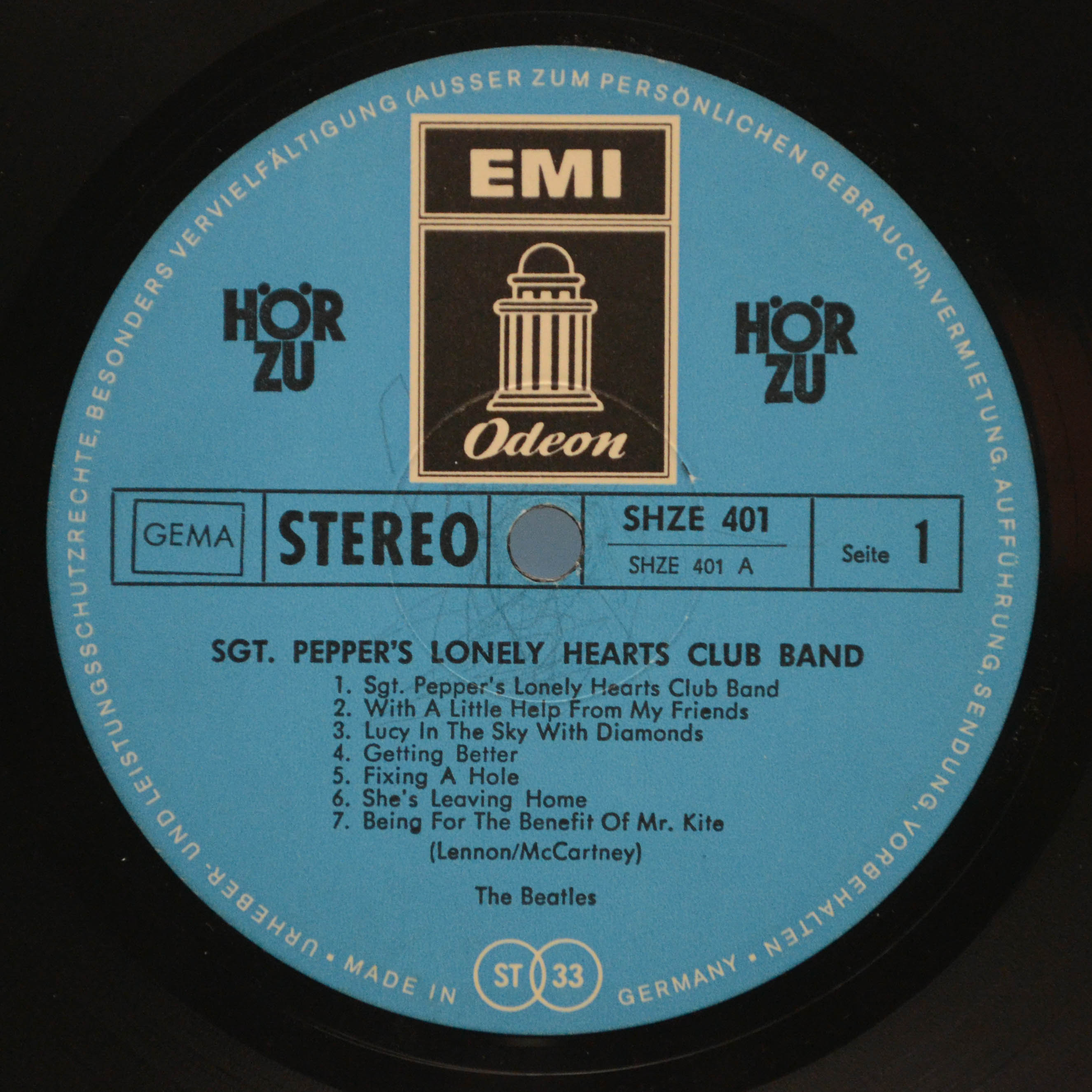 Beatles — Sgt. Pepper's Lonely Hearts Club Band, 1967