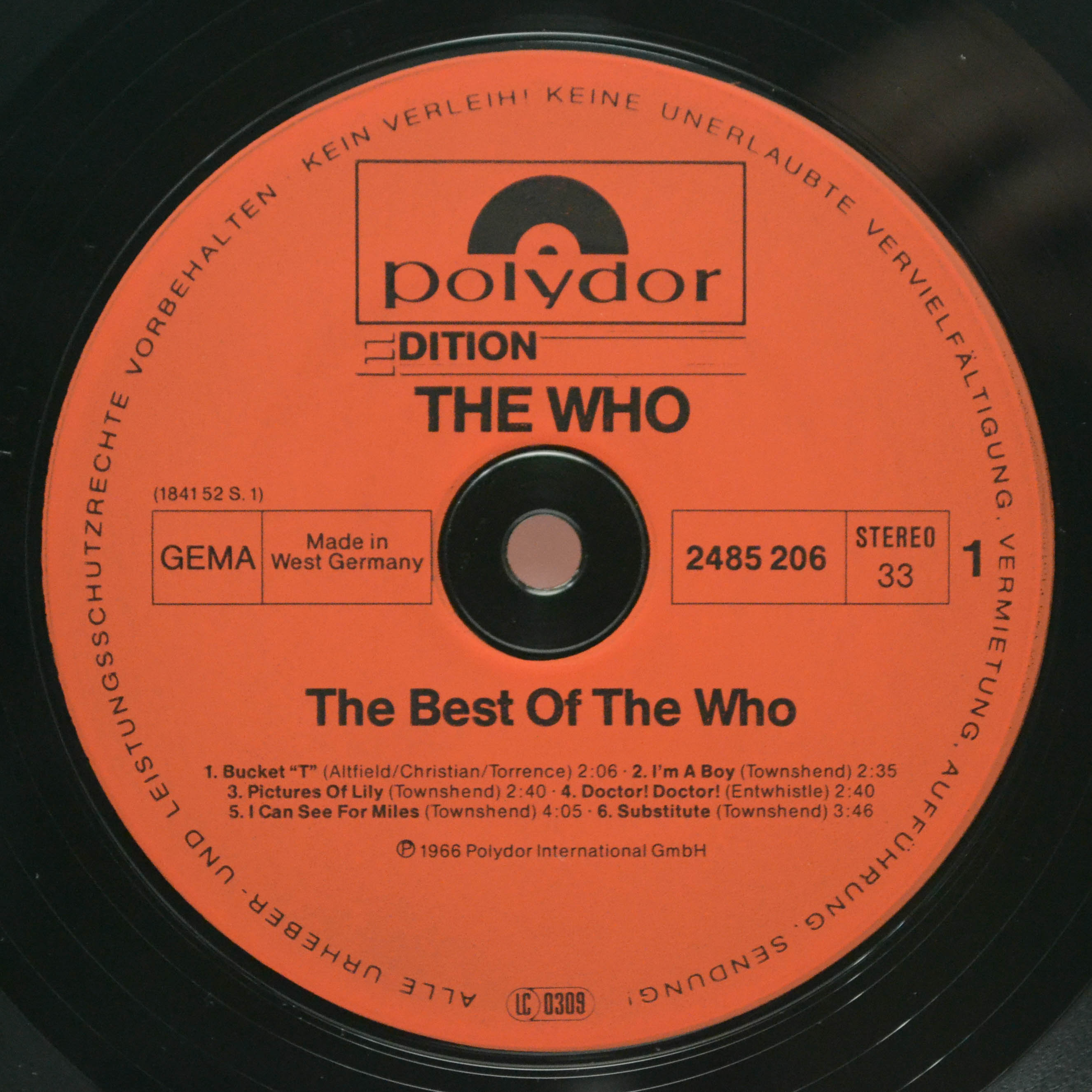 Who — The Best Of The Who, 1968