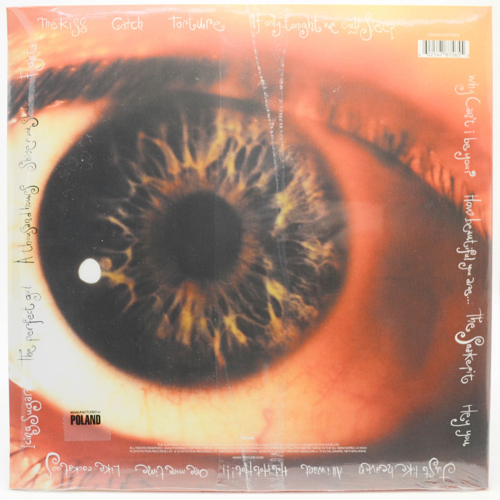 Cure — Kiss Me Kiss Me Kiss Me (2LP), 1987