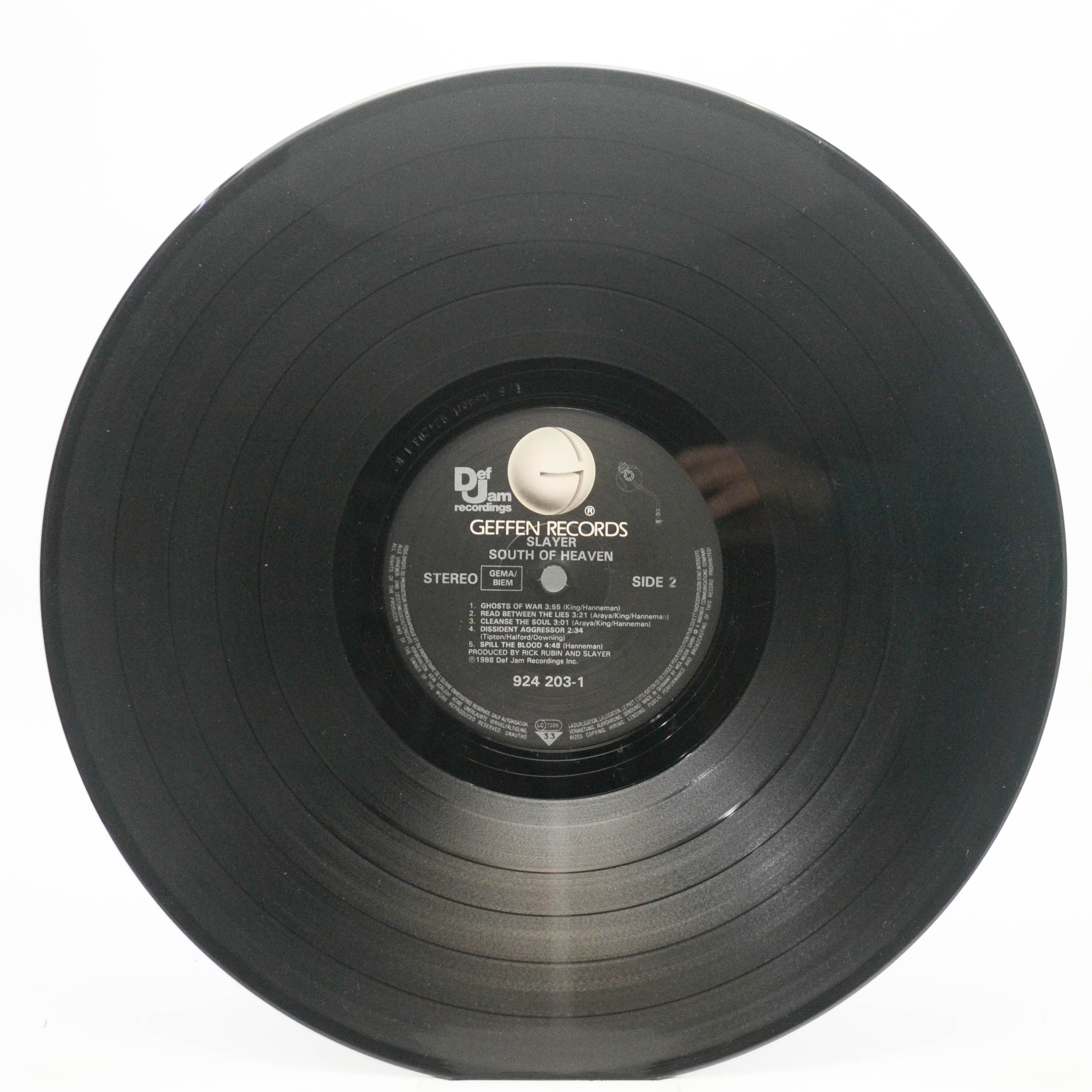 Slayer — South Of Heaven, 1988