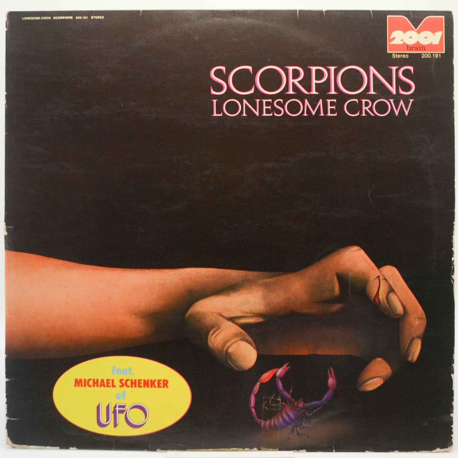 Виниловая пластинка Scorpions — Lonesome Crow, 1972