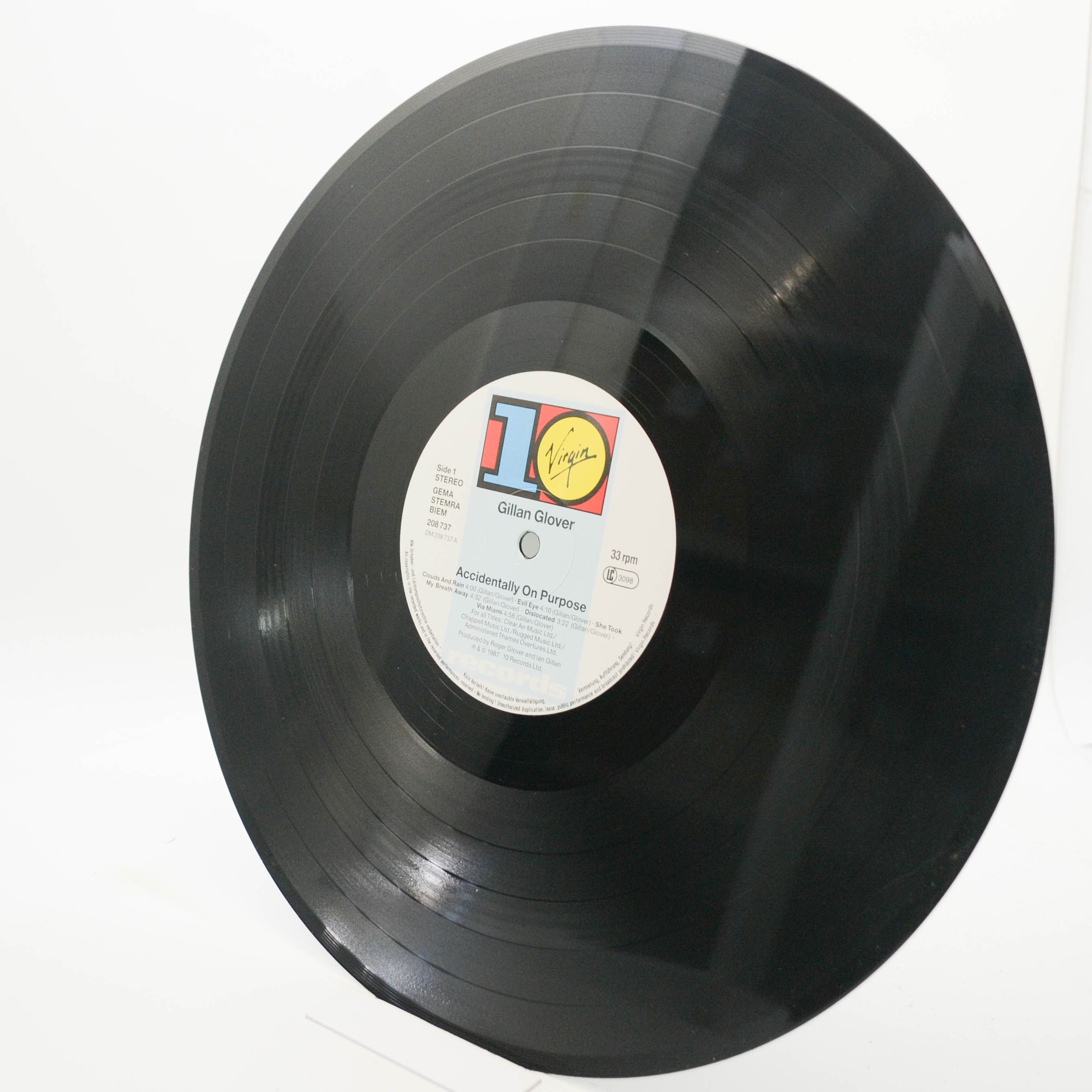 Gillan & Glover — Accidentally On Purpose, 1988