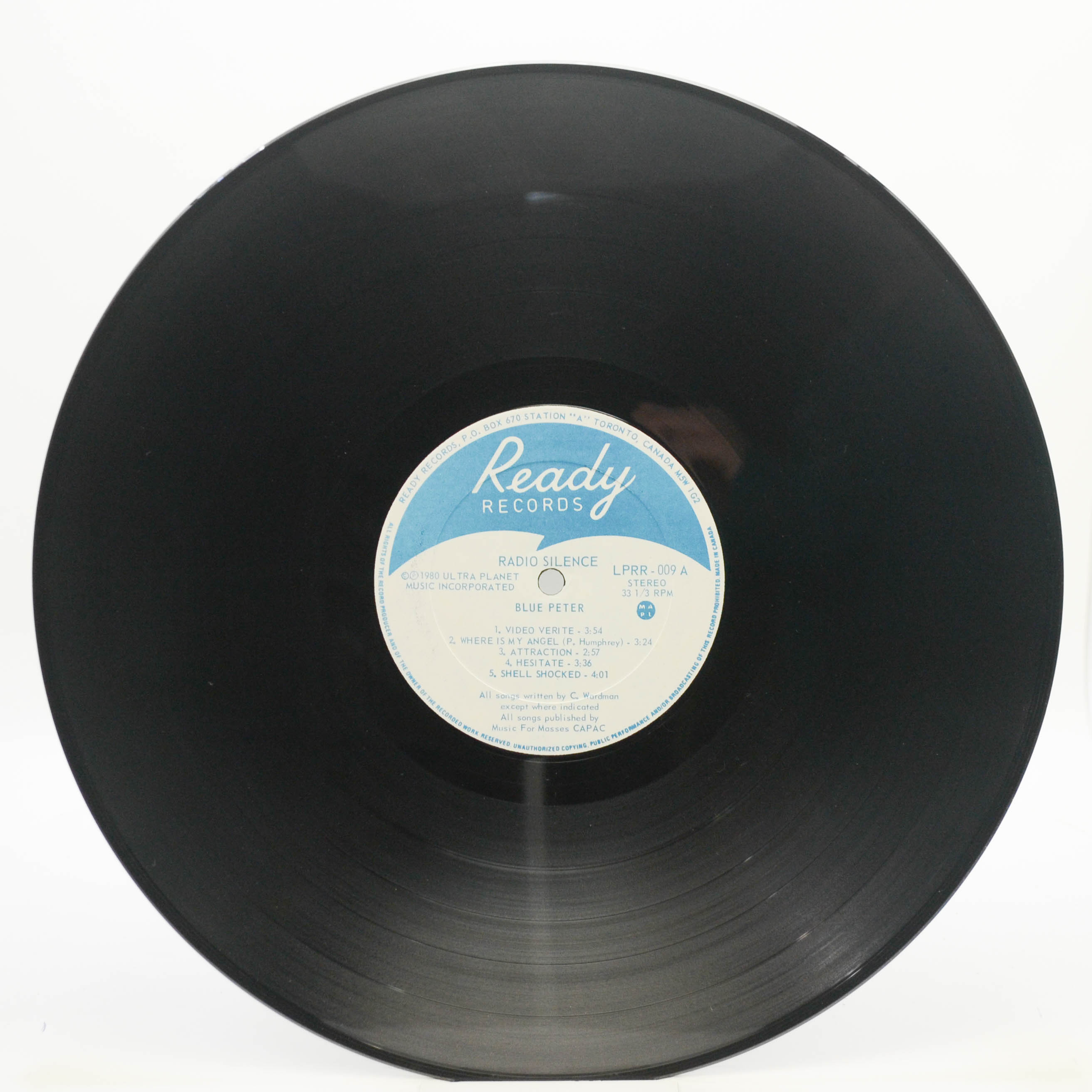 Виниловая пластинка Blue Peter — Radio Silence (1-st, Canada), 1980