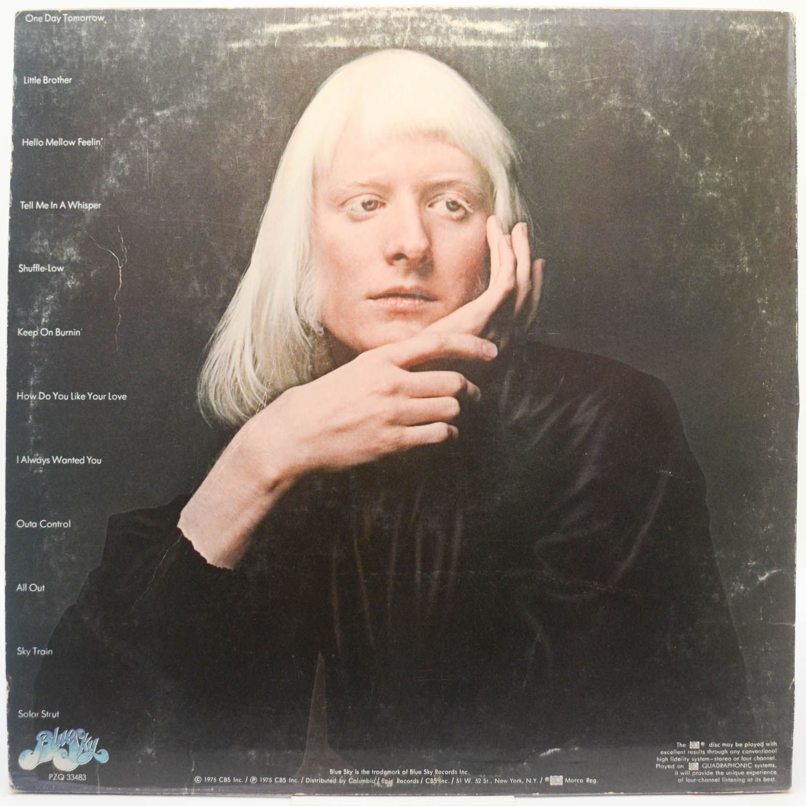 Виниловая пластинка Edgar Winter — Jasmine Nightdreams (USA, Quadra), 1975