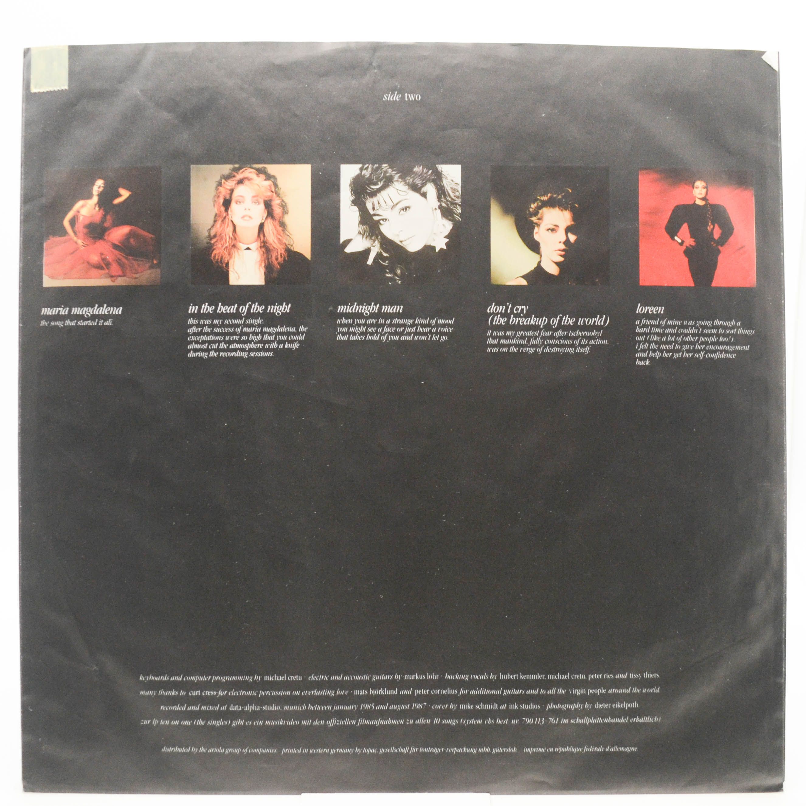 Sandra — Ten On One (The Singles), 1987